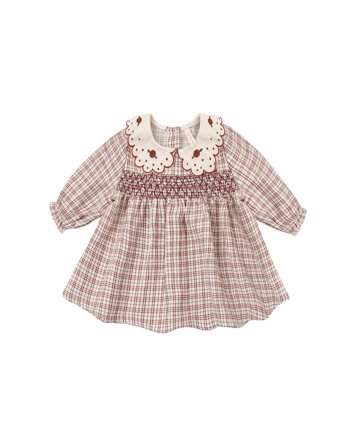 Callie Dress Christmas Plaid - Redwood