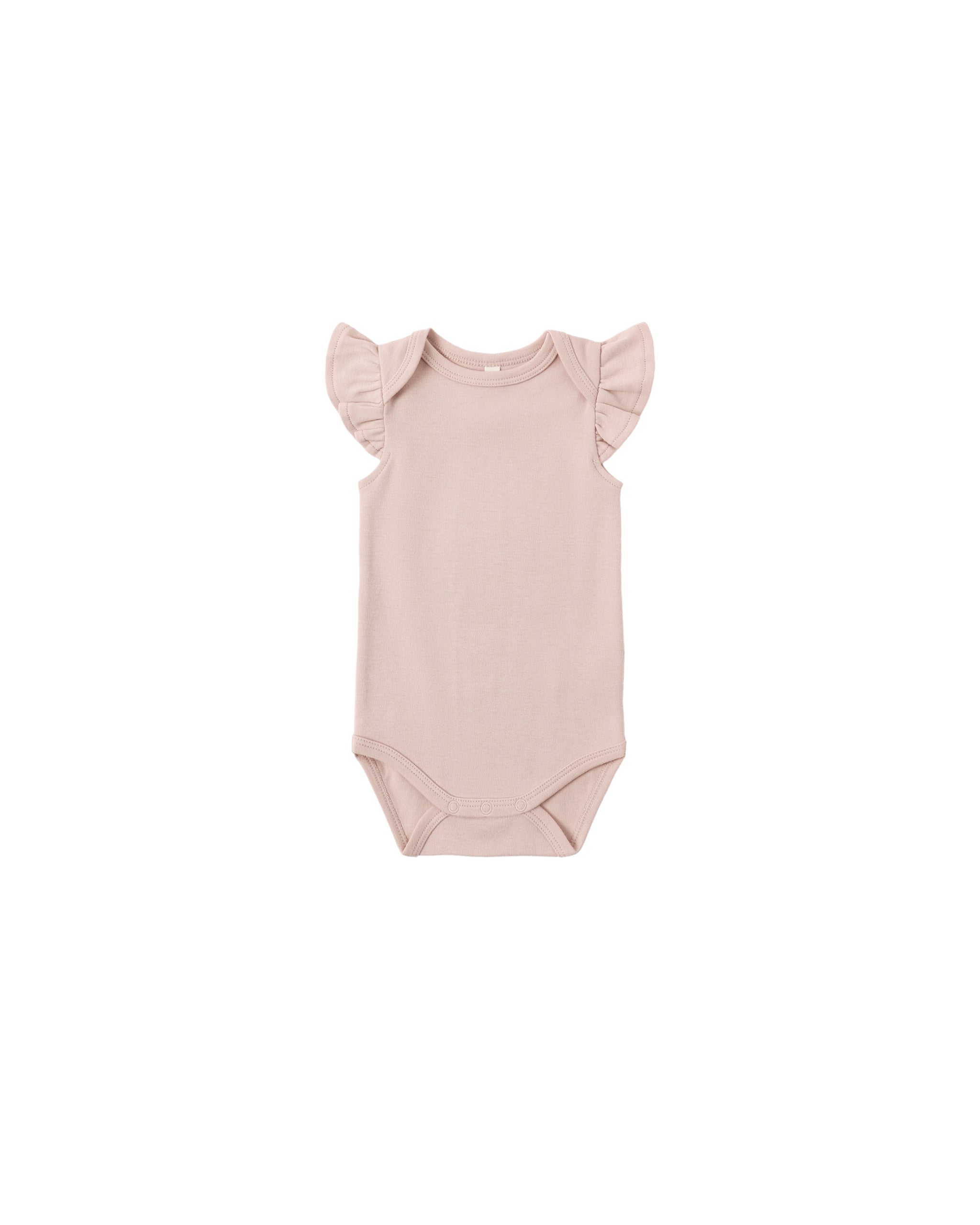 Flutter Sleeve Bodysuit || Blush