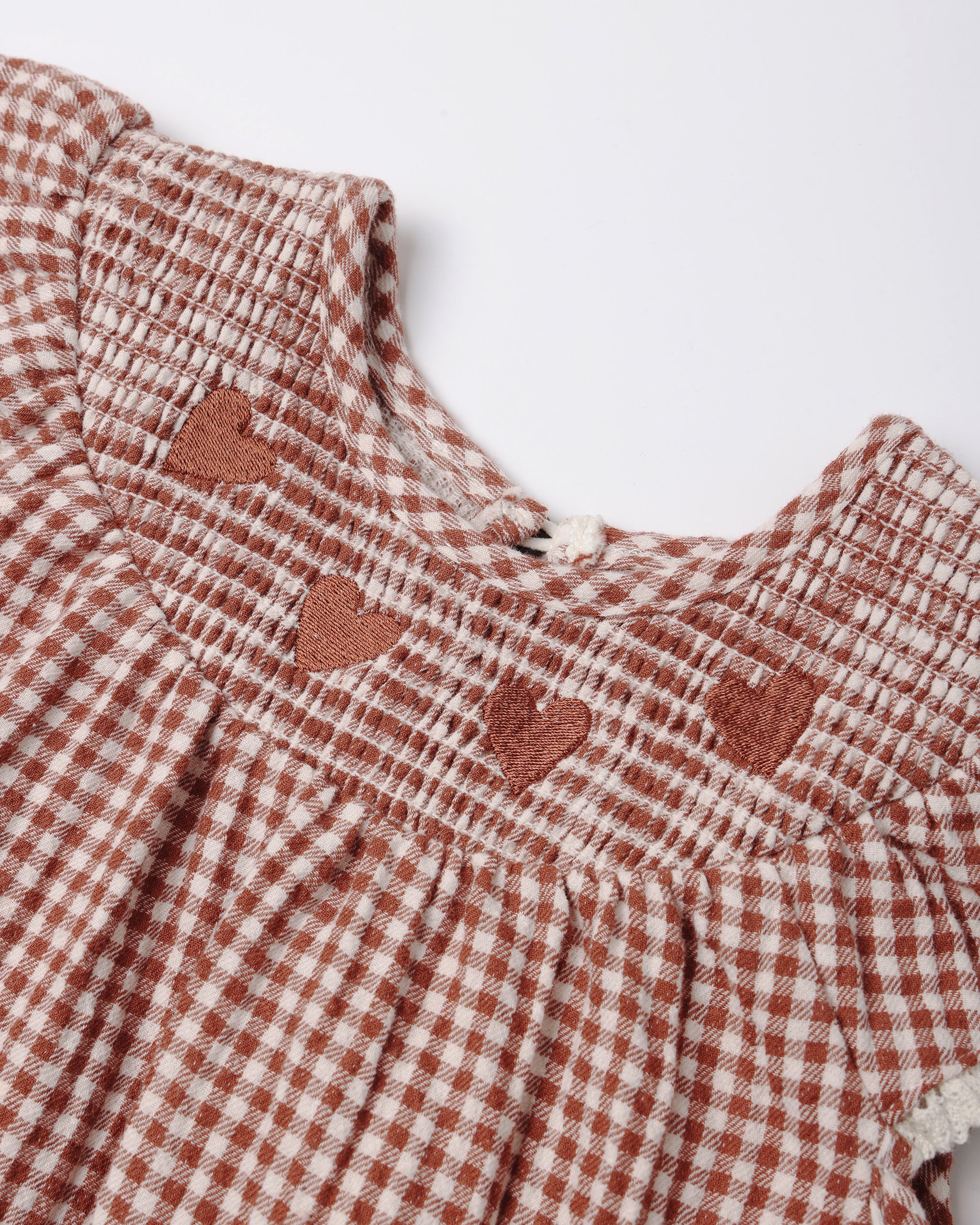 Lenore Romper || Red Gingham