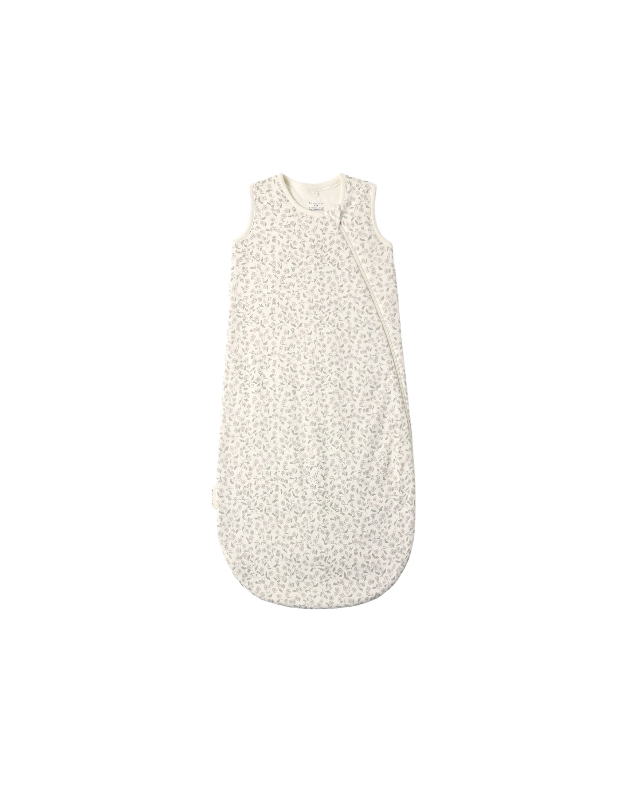Jersey Sleep Bag Floret - Ivory