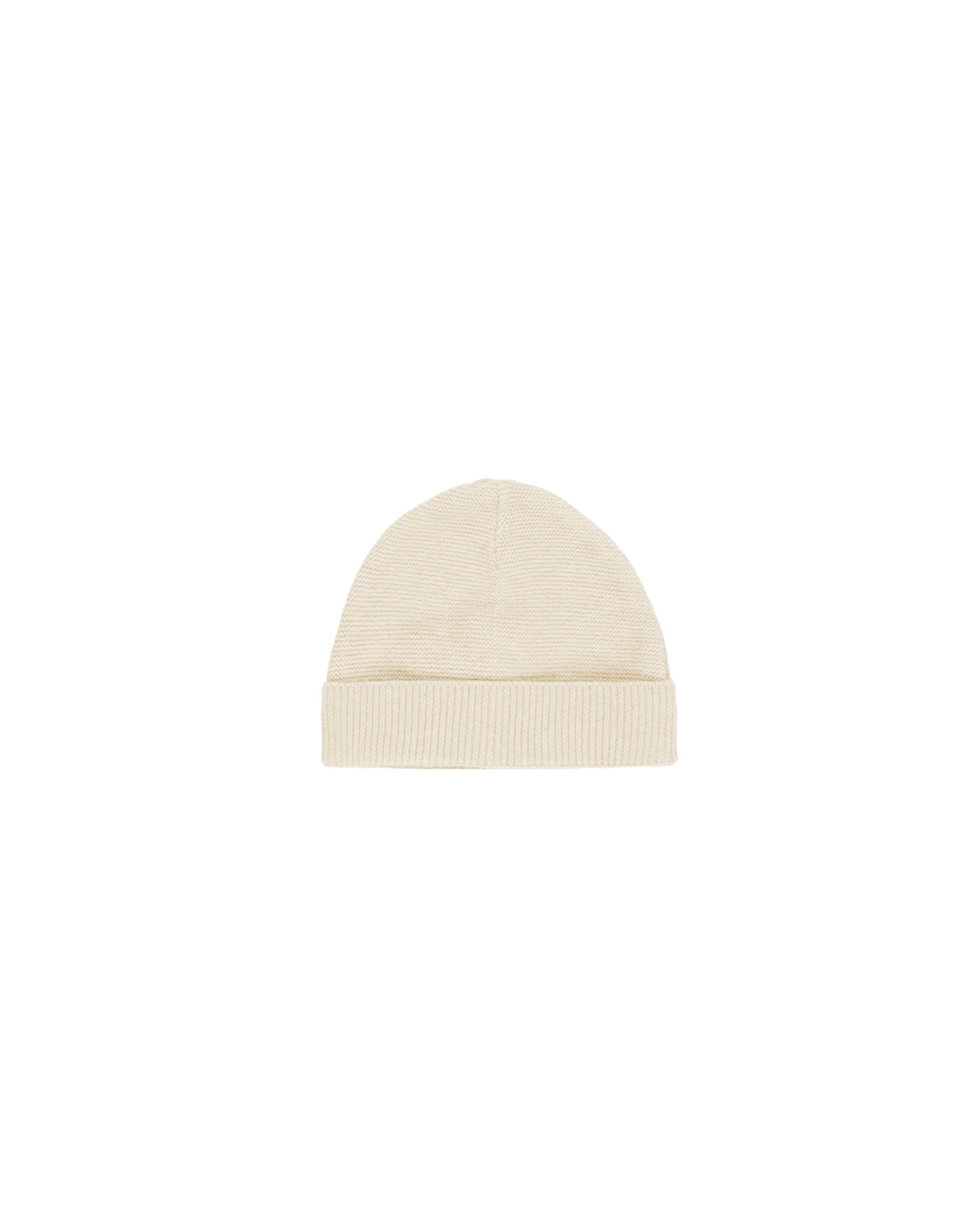 Baby Beanie || Heathered Natural
