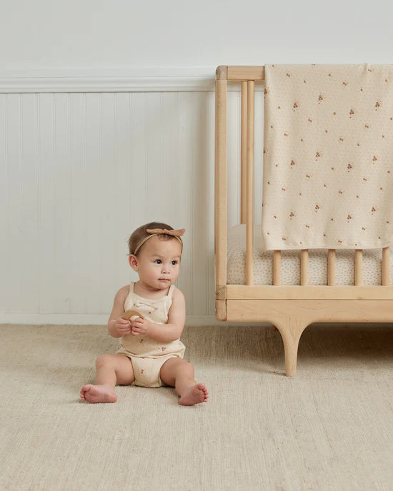 Pointelle Tank Bodysuit | Ditsy Clay