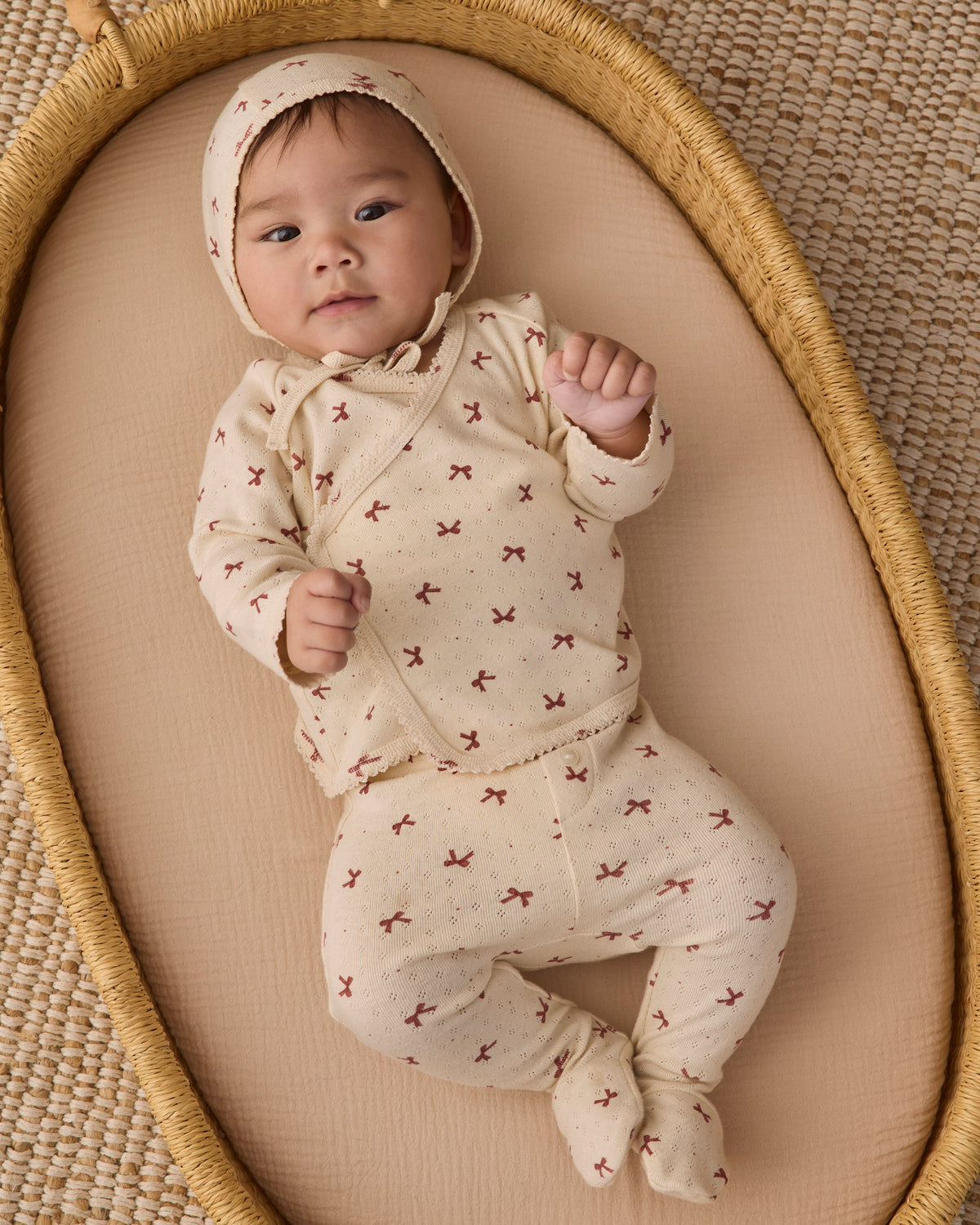 Take Home Set - Red Bows, Natural
