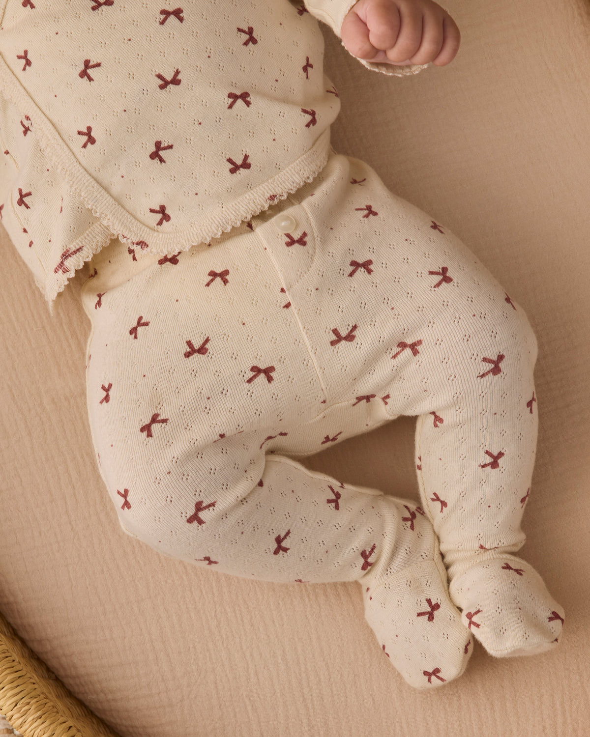 Take Home Set - Red Bows, Natural