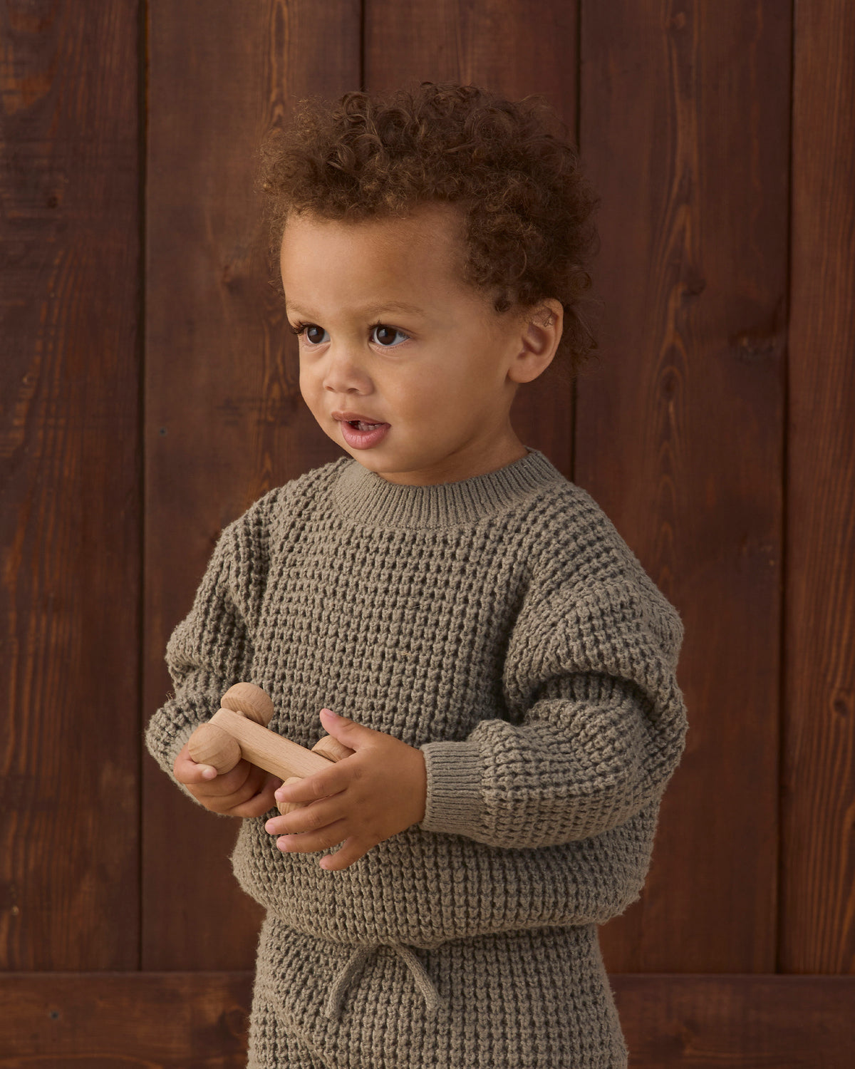 Chunky Knit Sweater - Spruce