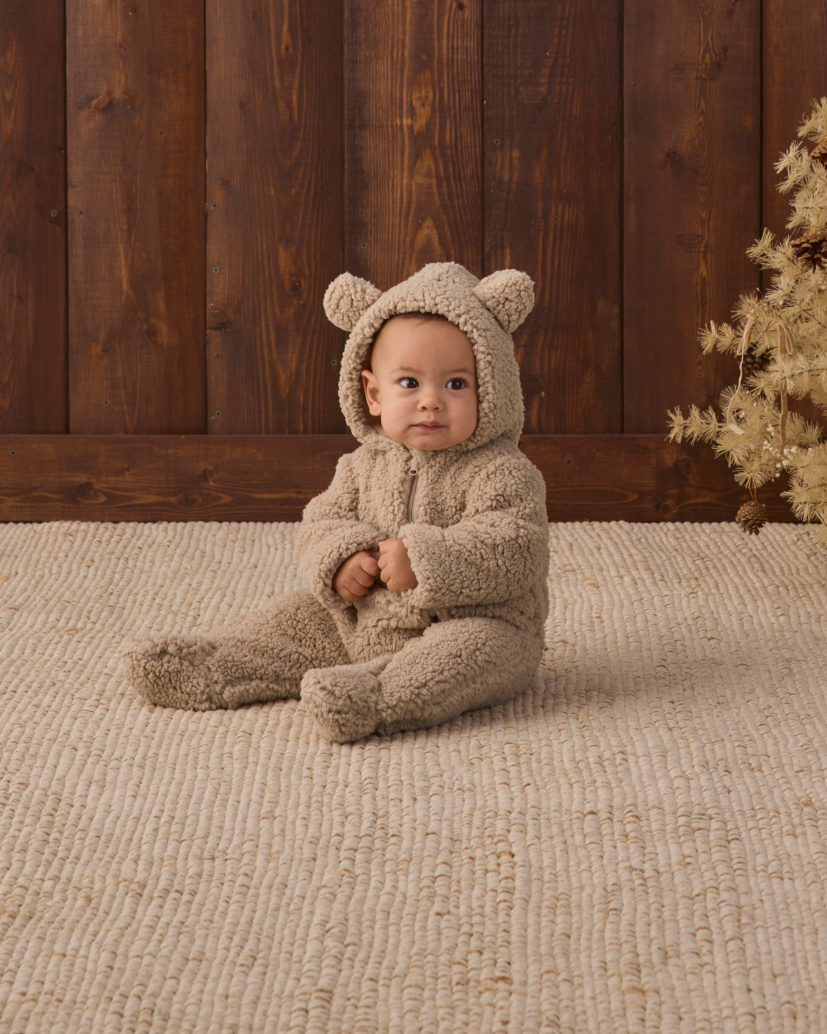 Bear Jumpsuit - Latte