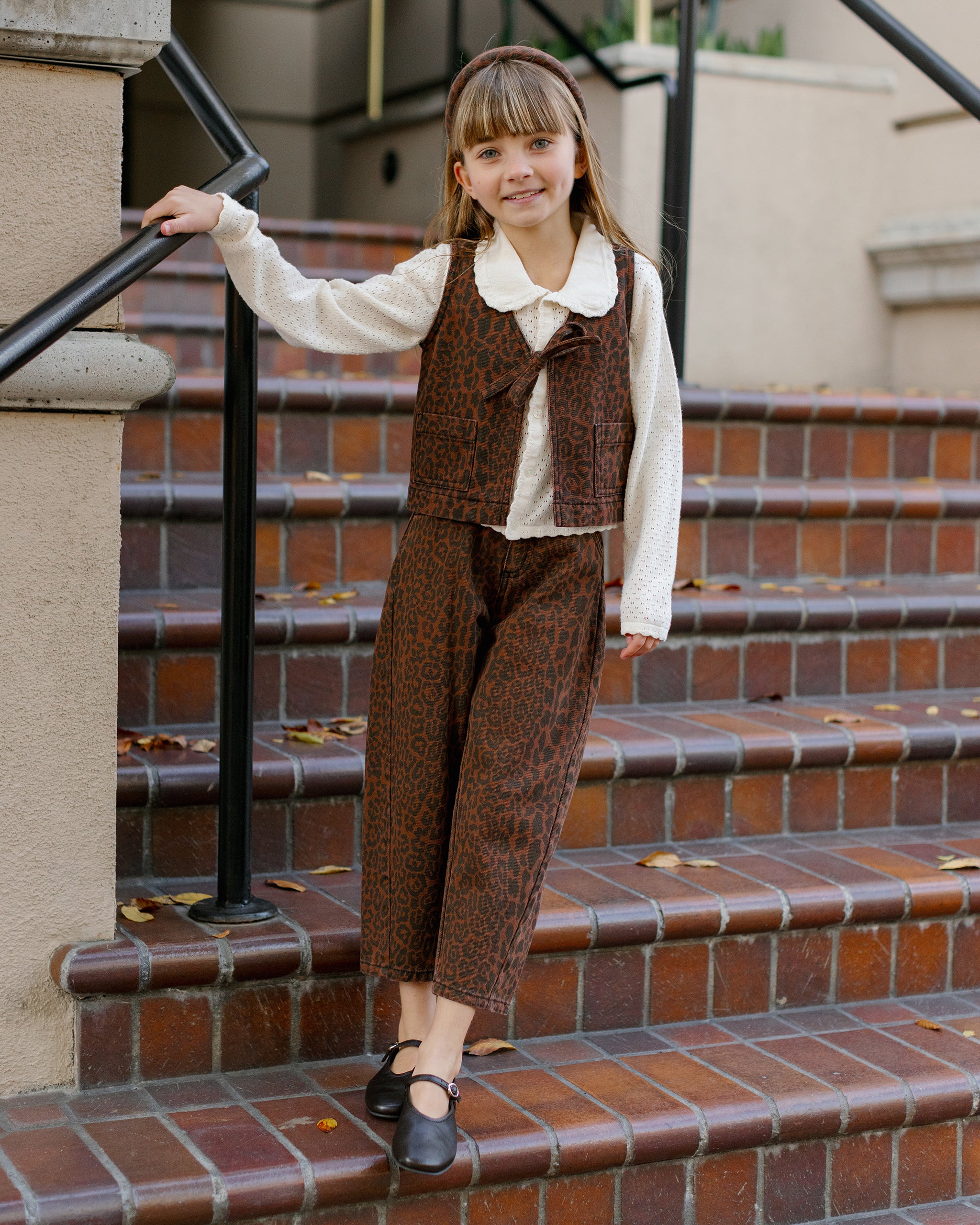 Barrel Pant || Leopard