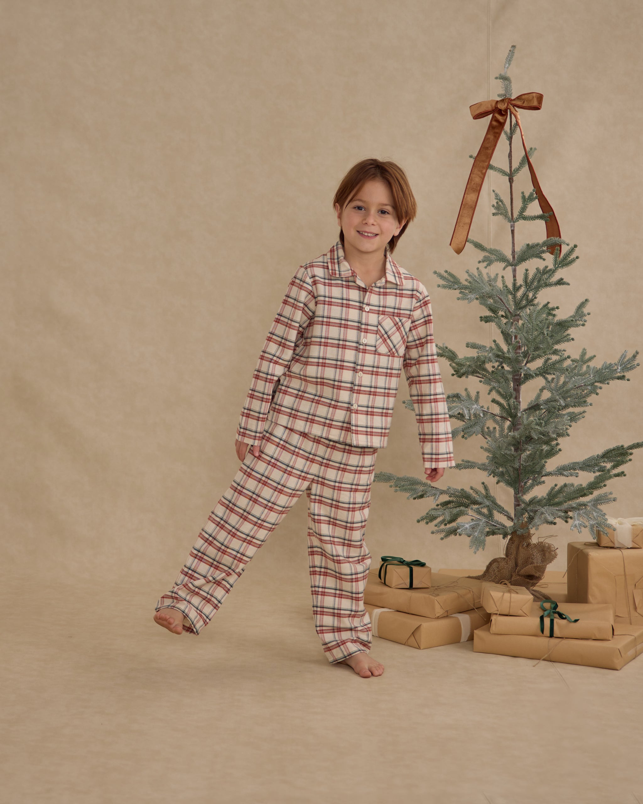 Long Sleeve Pajamas || Holiday Flannel