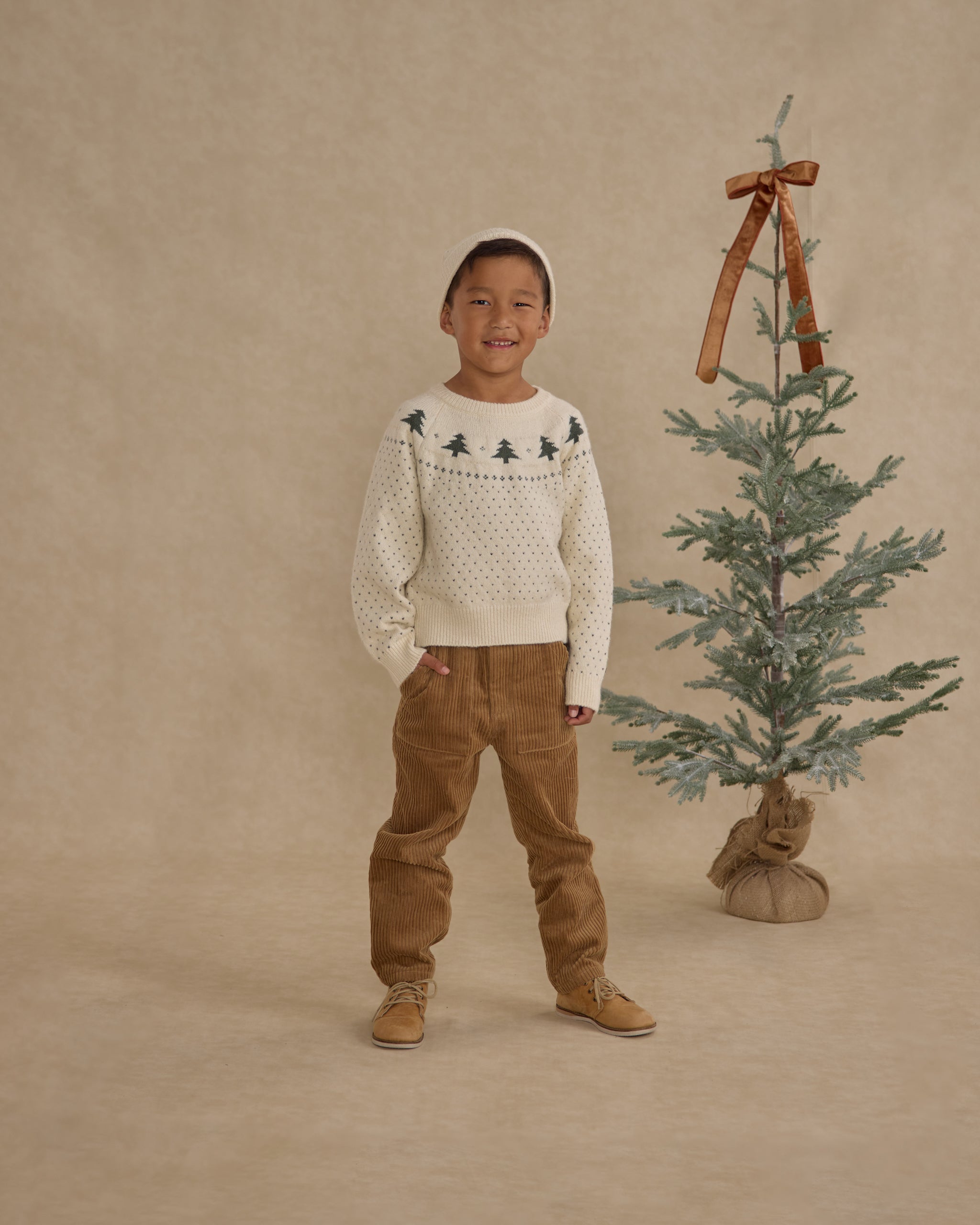 Fair Isle Sweater || Trees