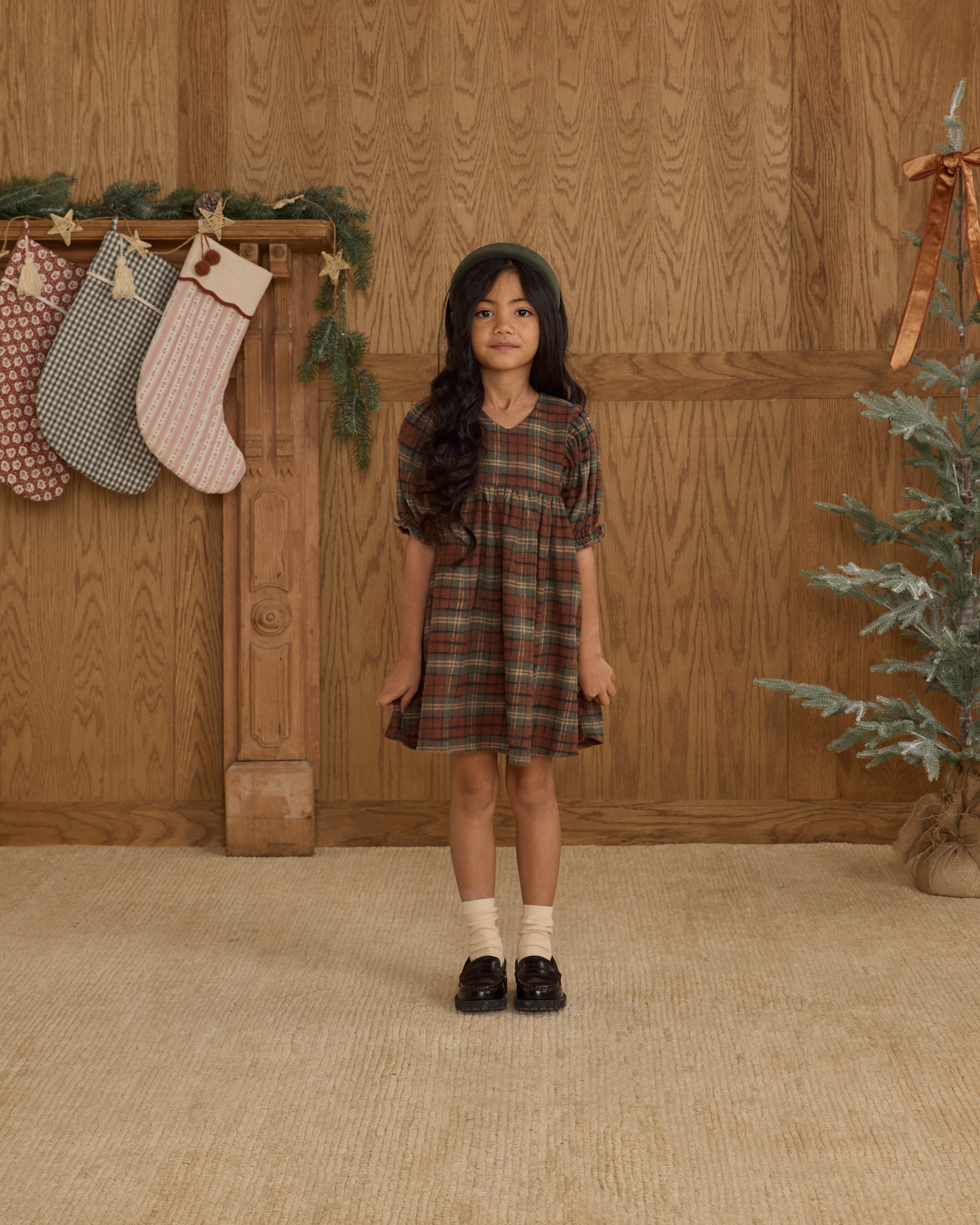 Jolene Dress || Holiday Plaid