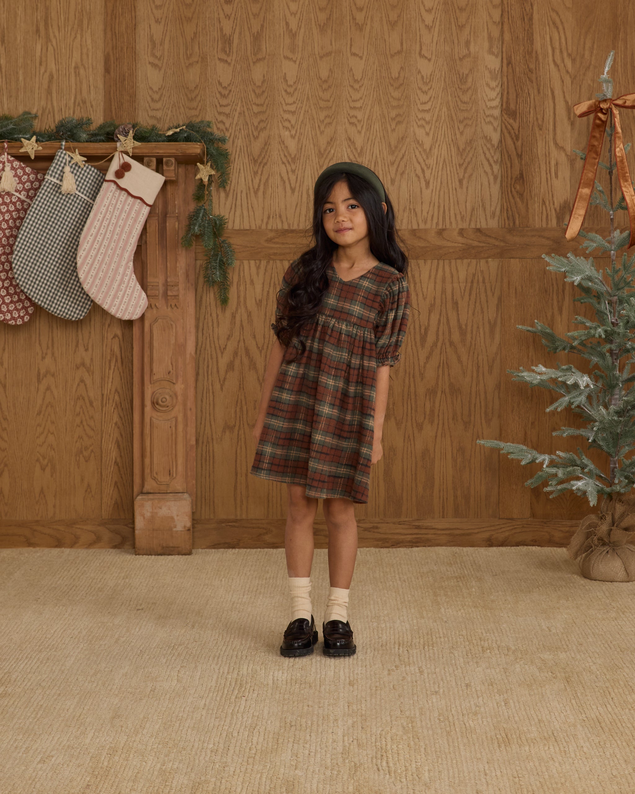 Jolene Dress || Holiday Plaid