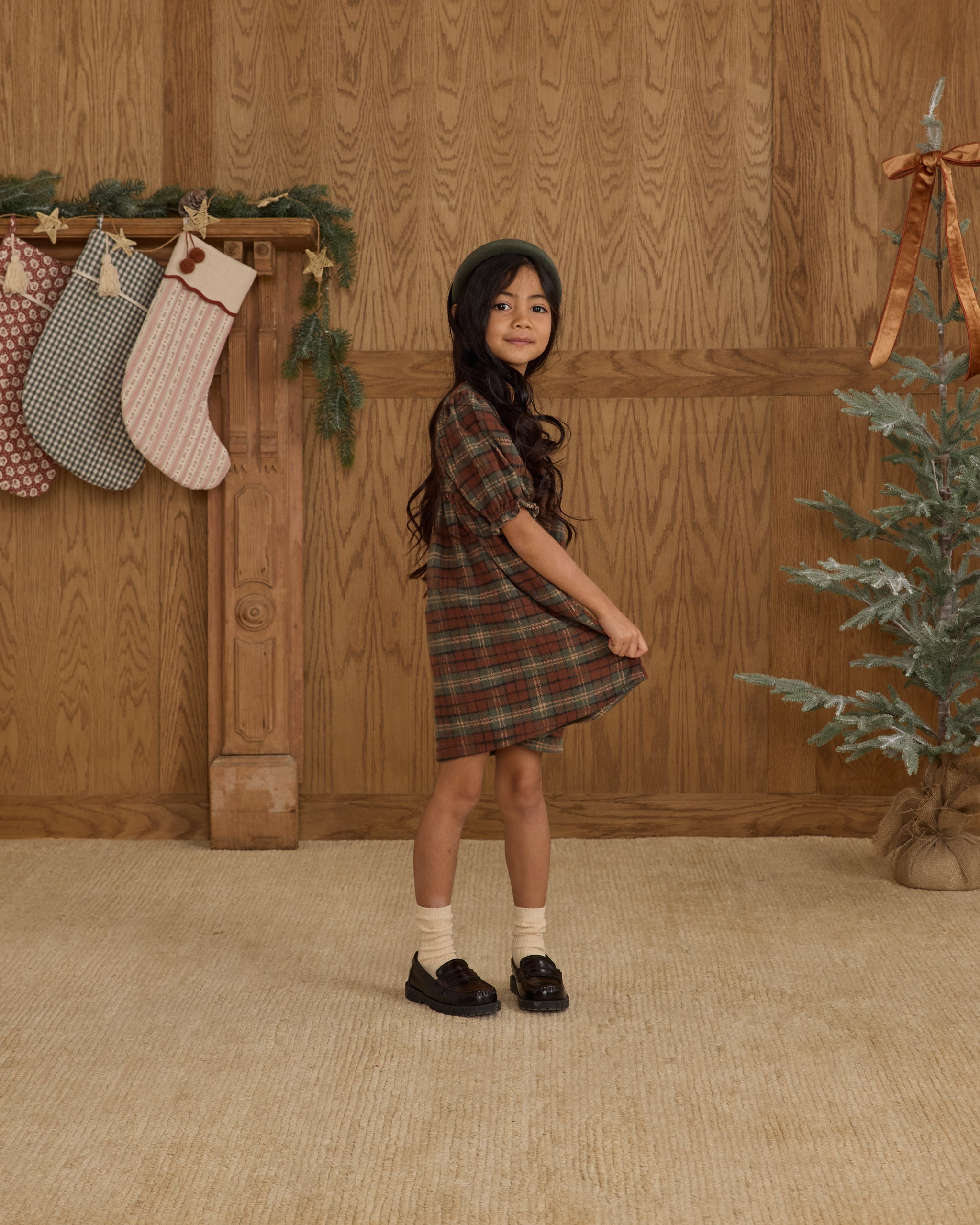 Jolene Dress || Holiday Plaid