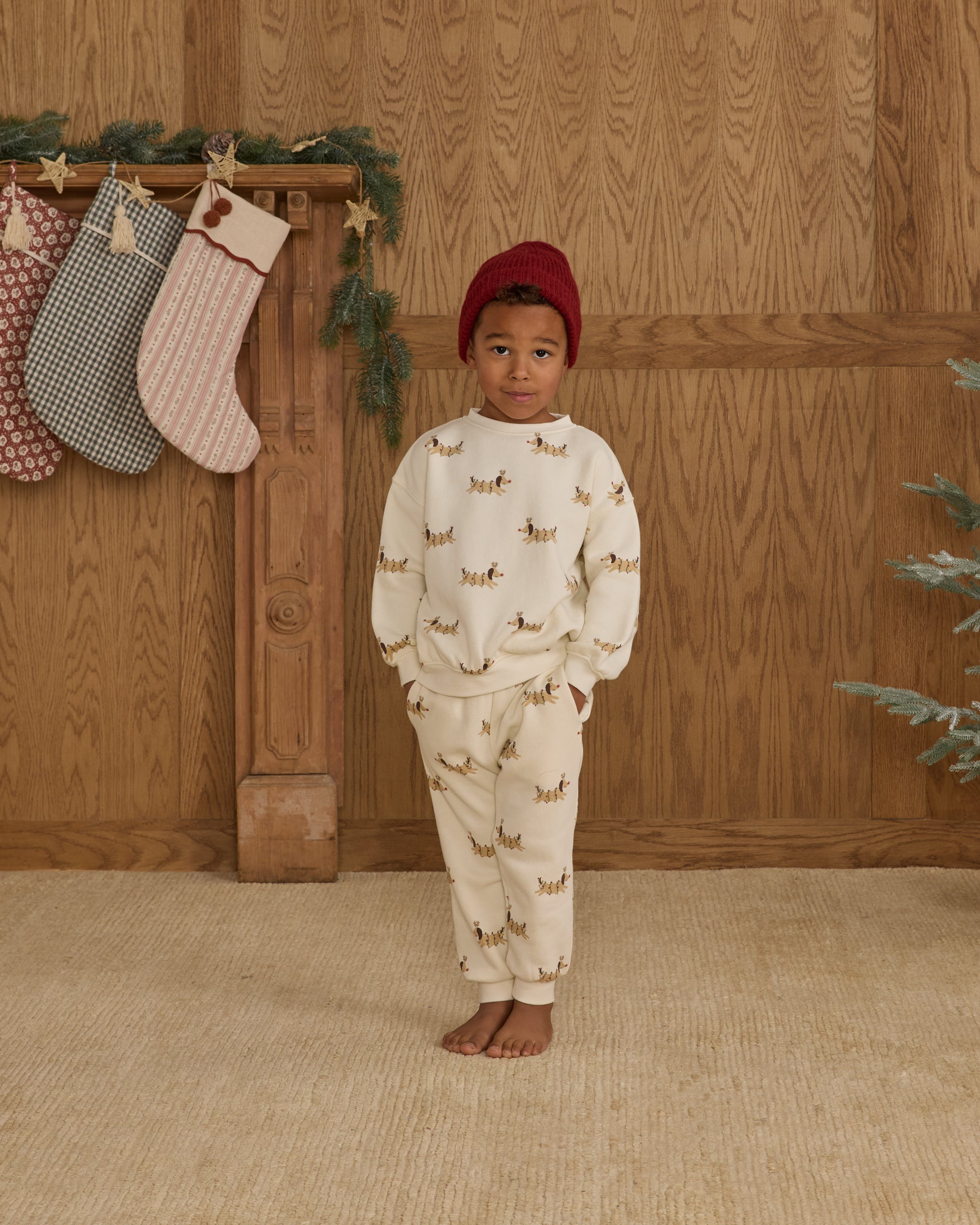 Jogger Sweatpant || Christmas Dogs