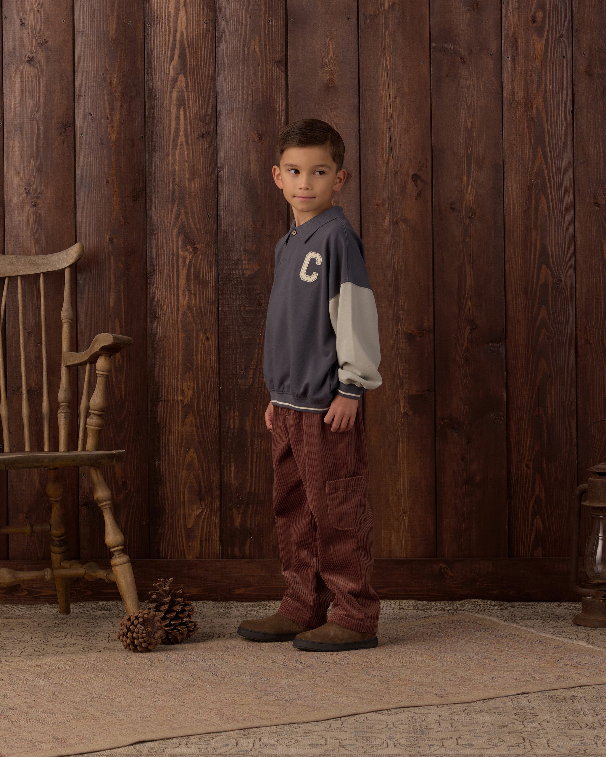 Relaxed Cargo Pant - Mulberry