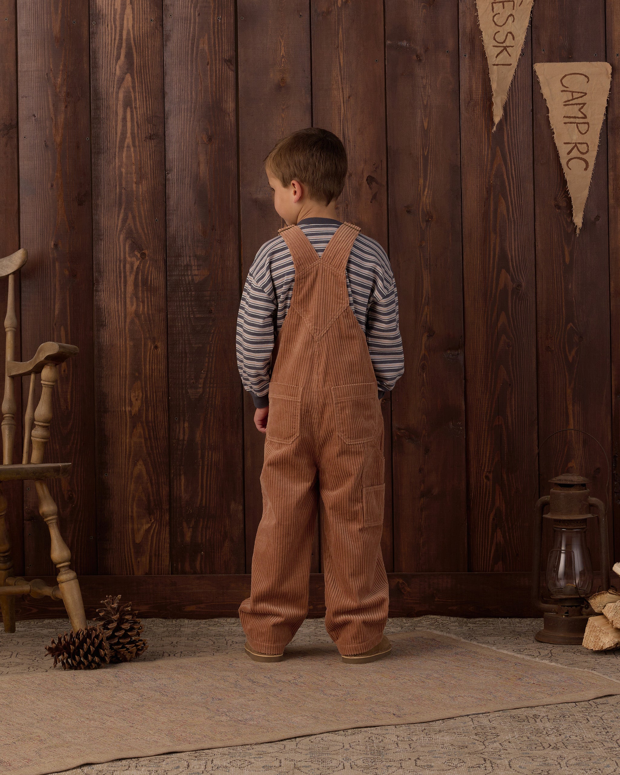 Relaxed Long Sleeve Tee Blue Stripe - Midnight