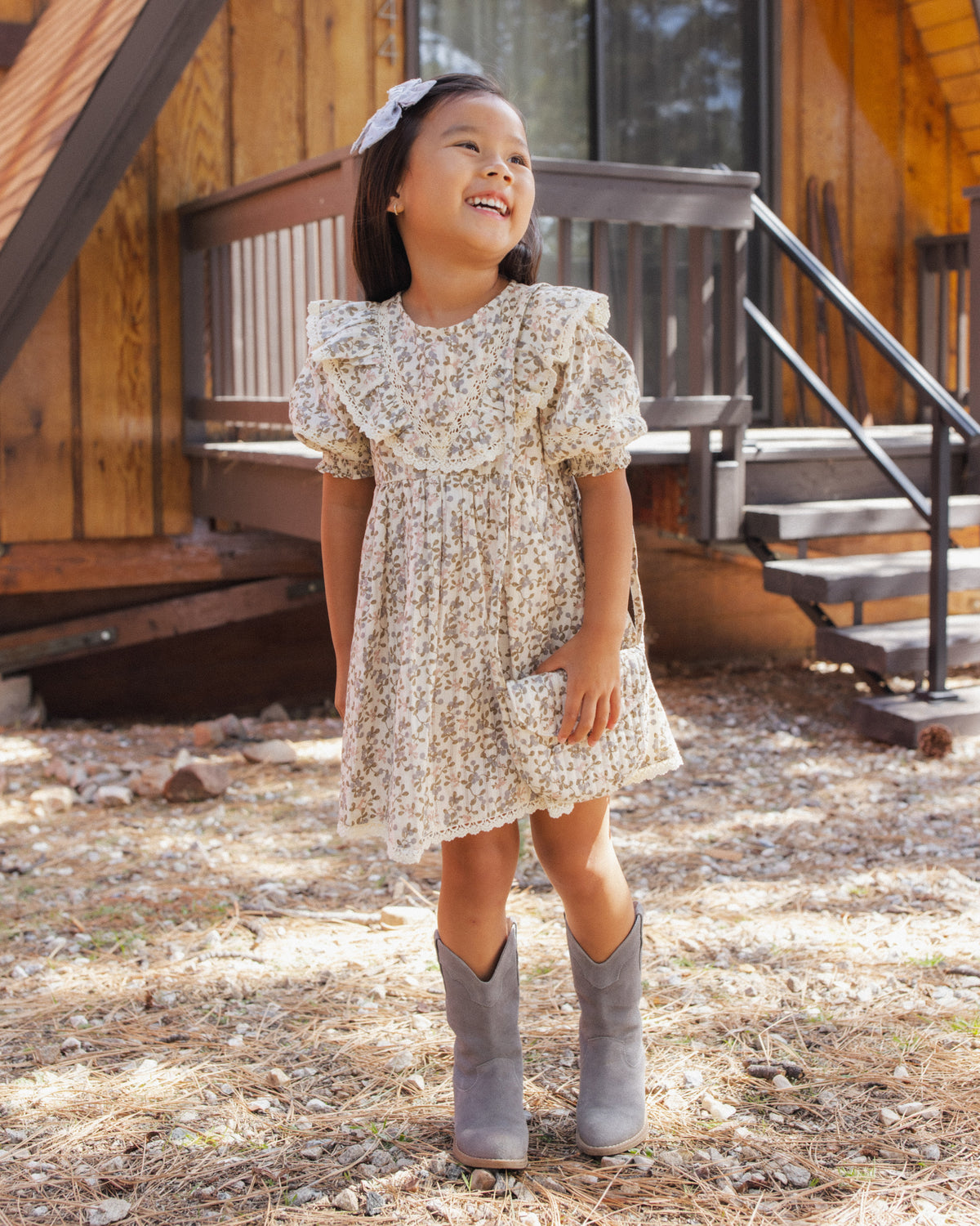 Winnie Dress - Winter Garden Ivory