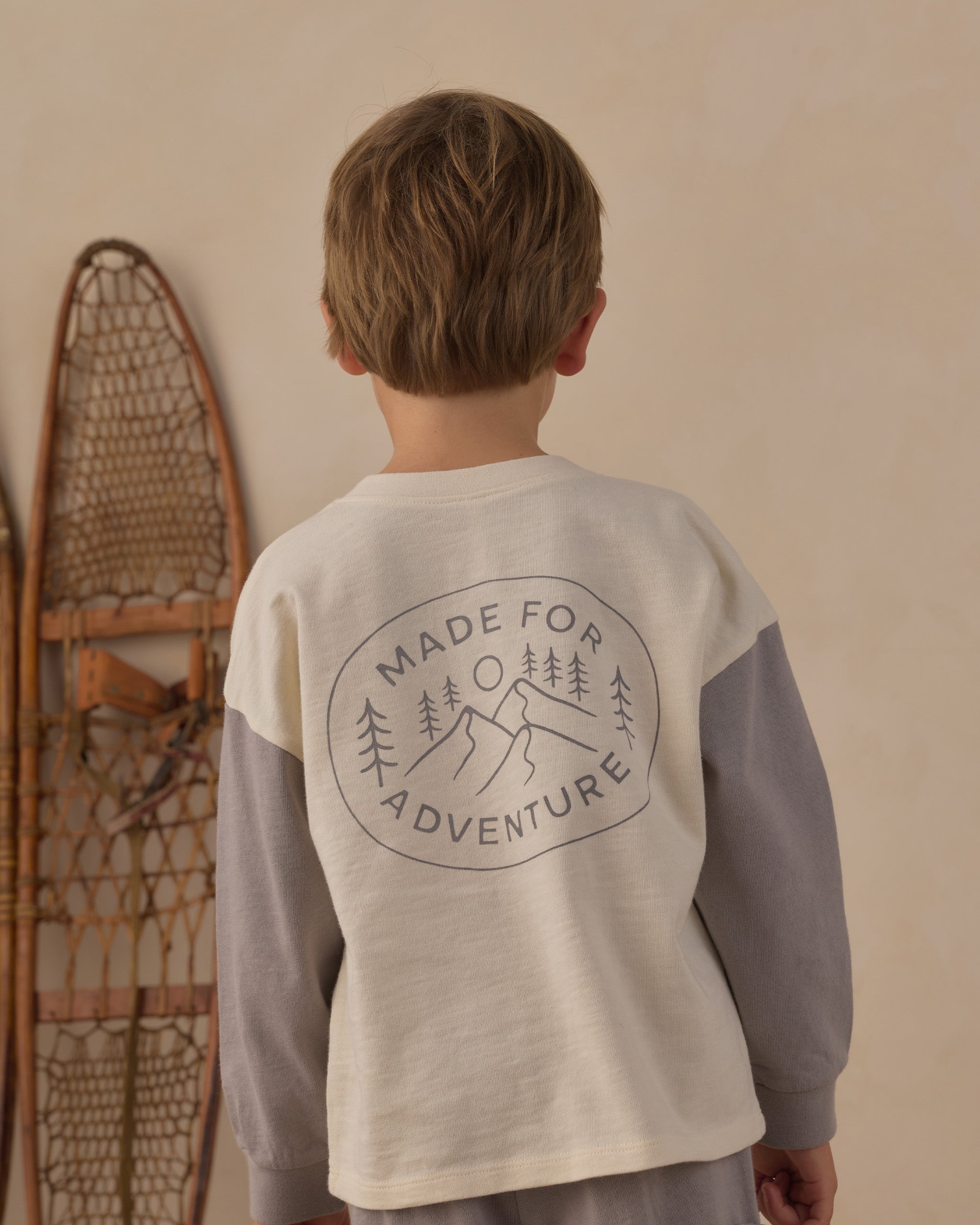 Relaxed Long Sleeve Henley - Made for Adventure Ivory