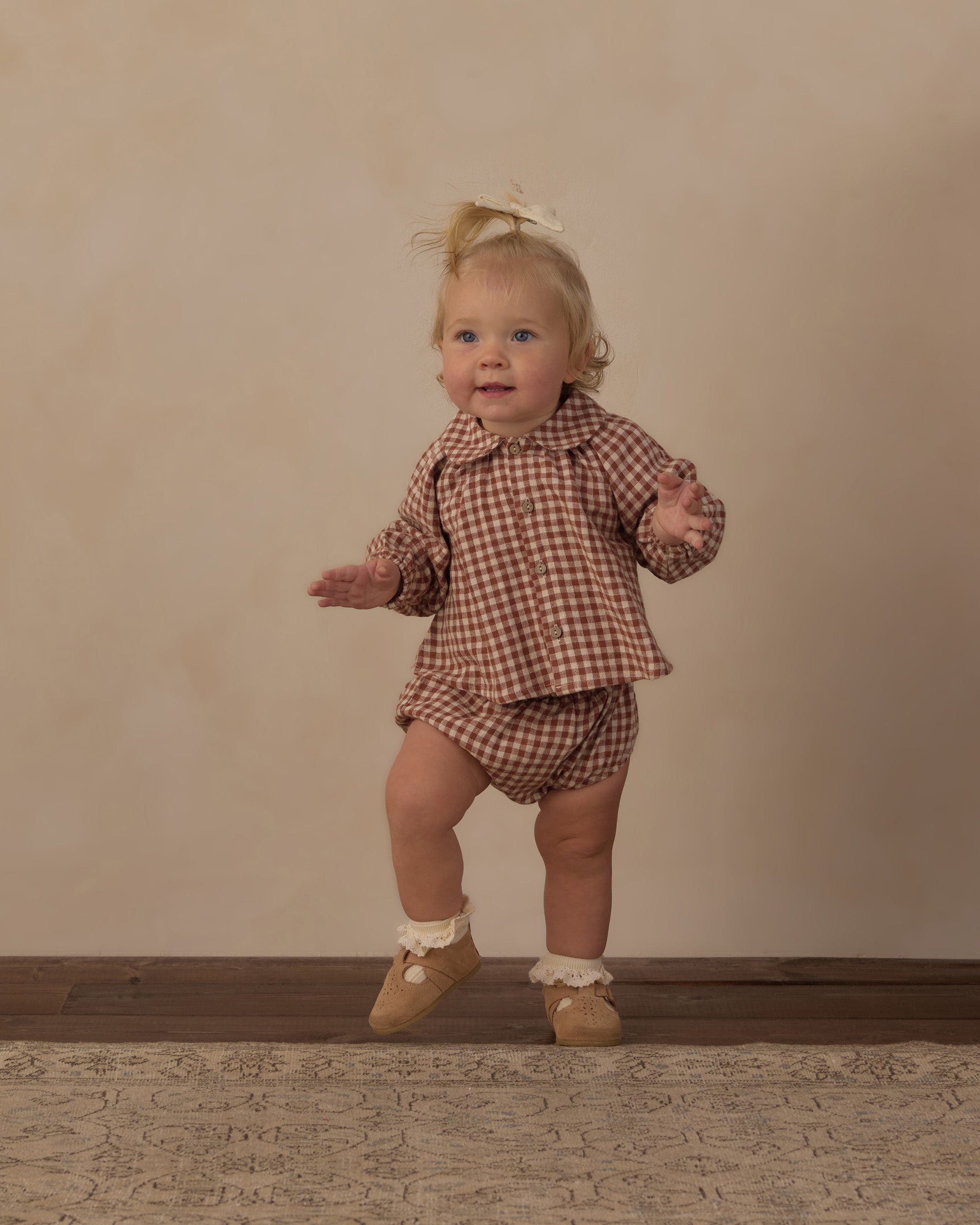 Nellie Set - Brick Check
