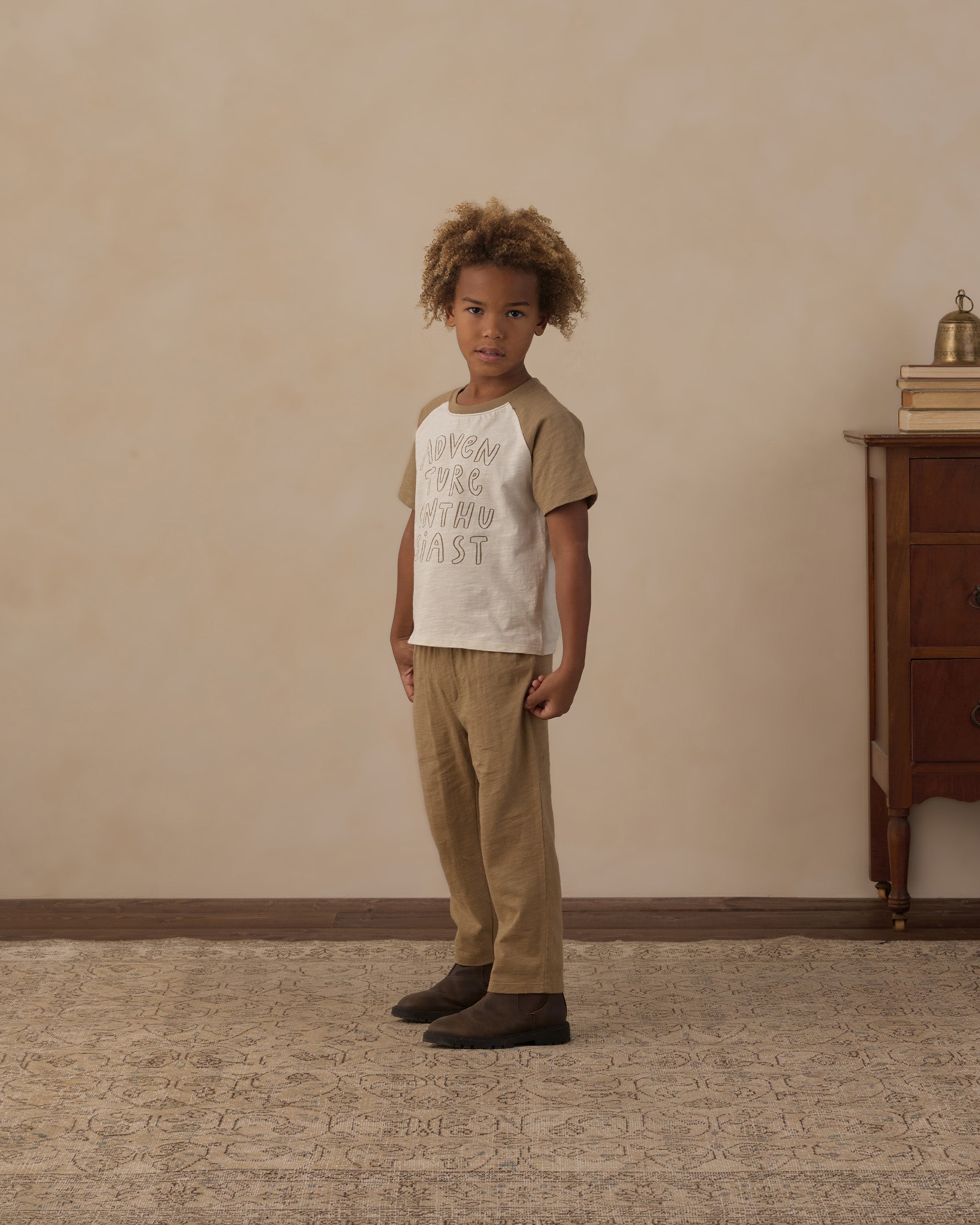 Raglan Short Sleeve Tee - Adventure Enthusiast Olive