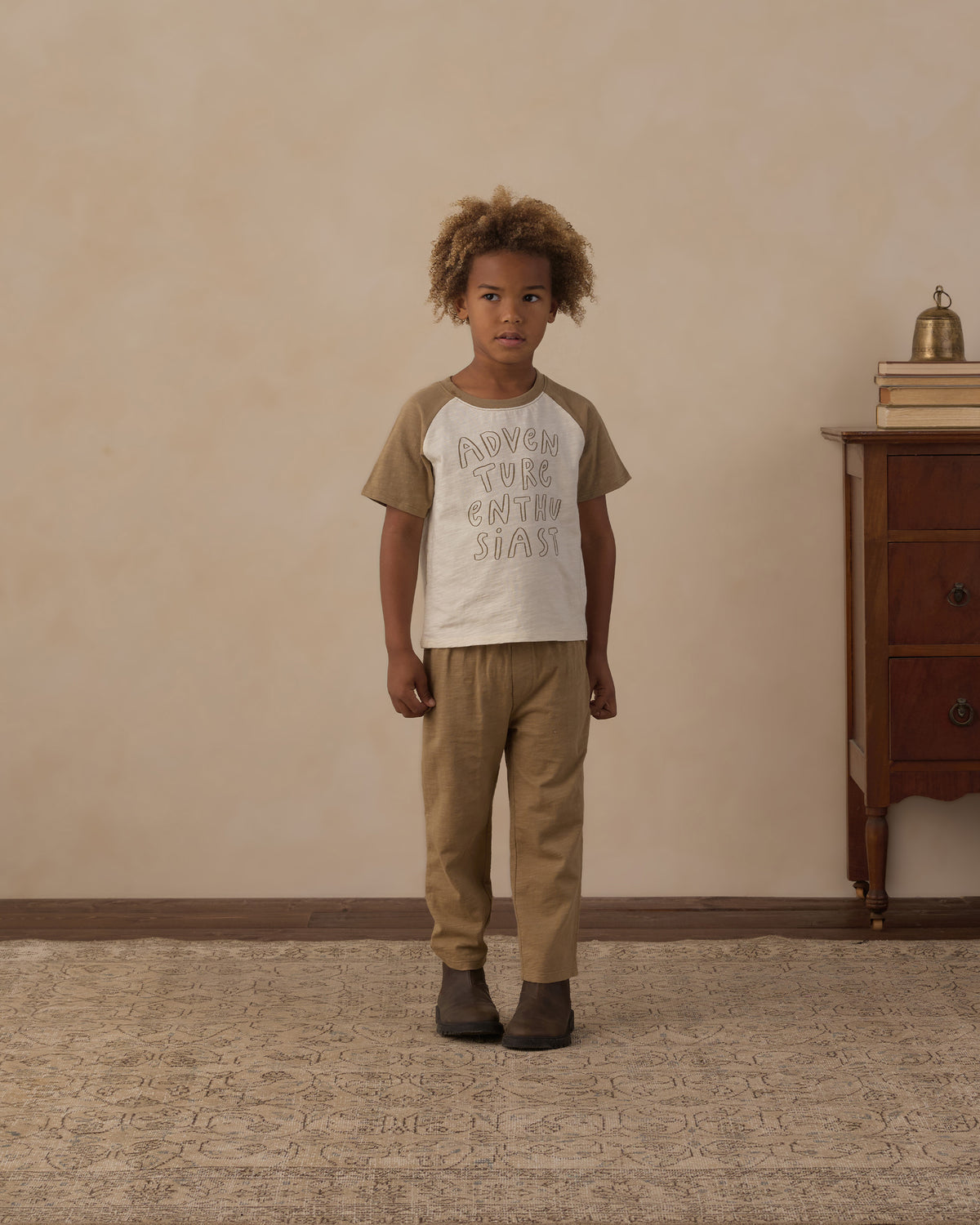 Raglan Short Sleeve Tee - Adventure Enthusiast Olive