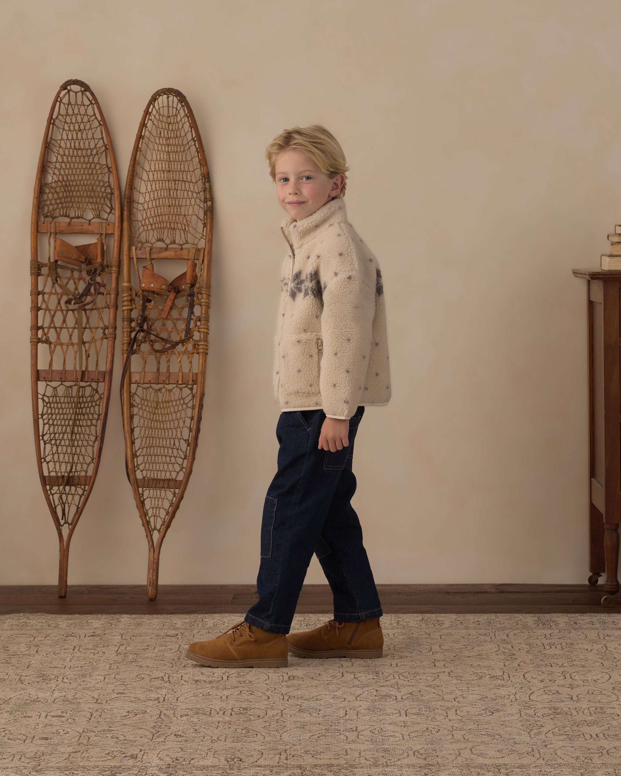 Felix Jacket - Natural Fair Isle