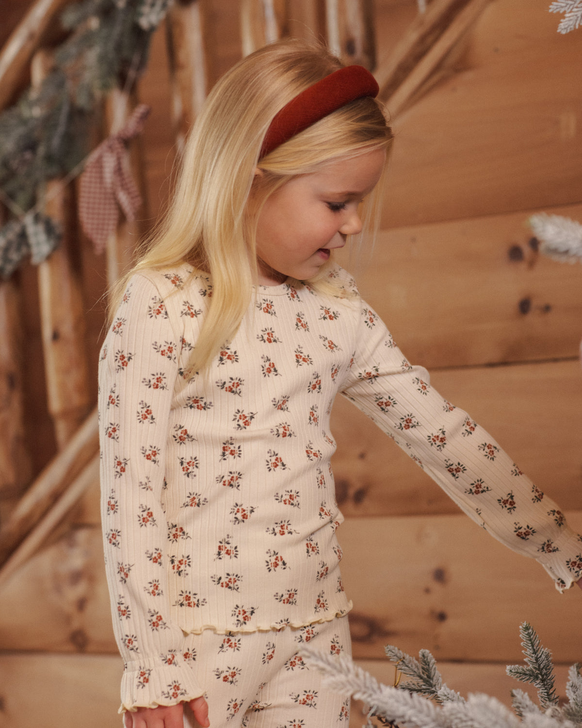 Ribbed Long Sleeve Top & Leggings - Ruby Bloom