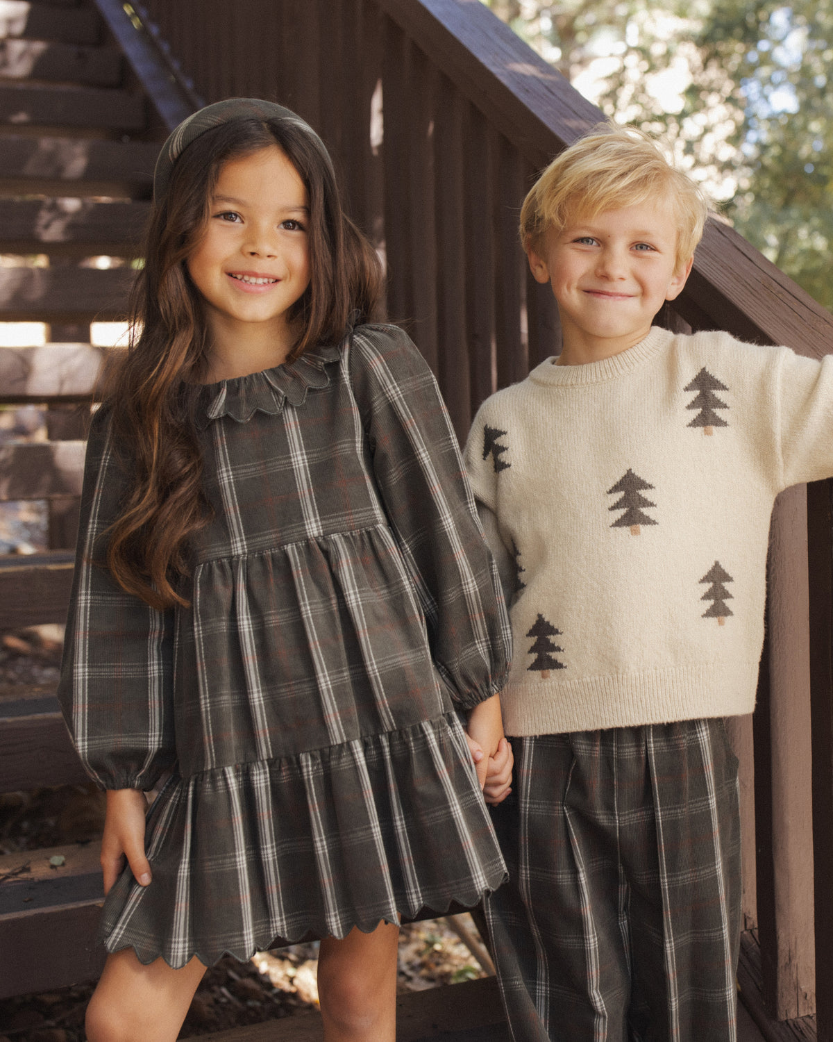 Fran Dress - Holiday Plaid Evergreen