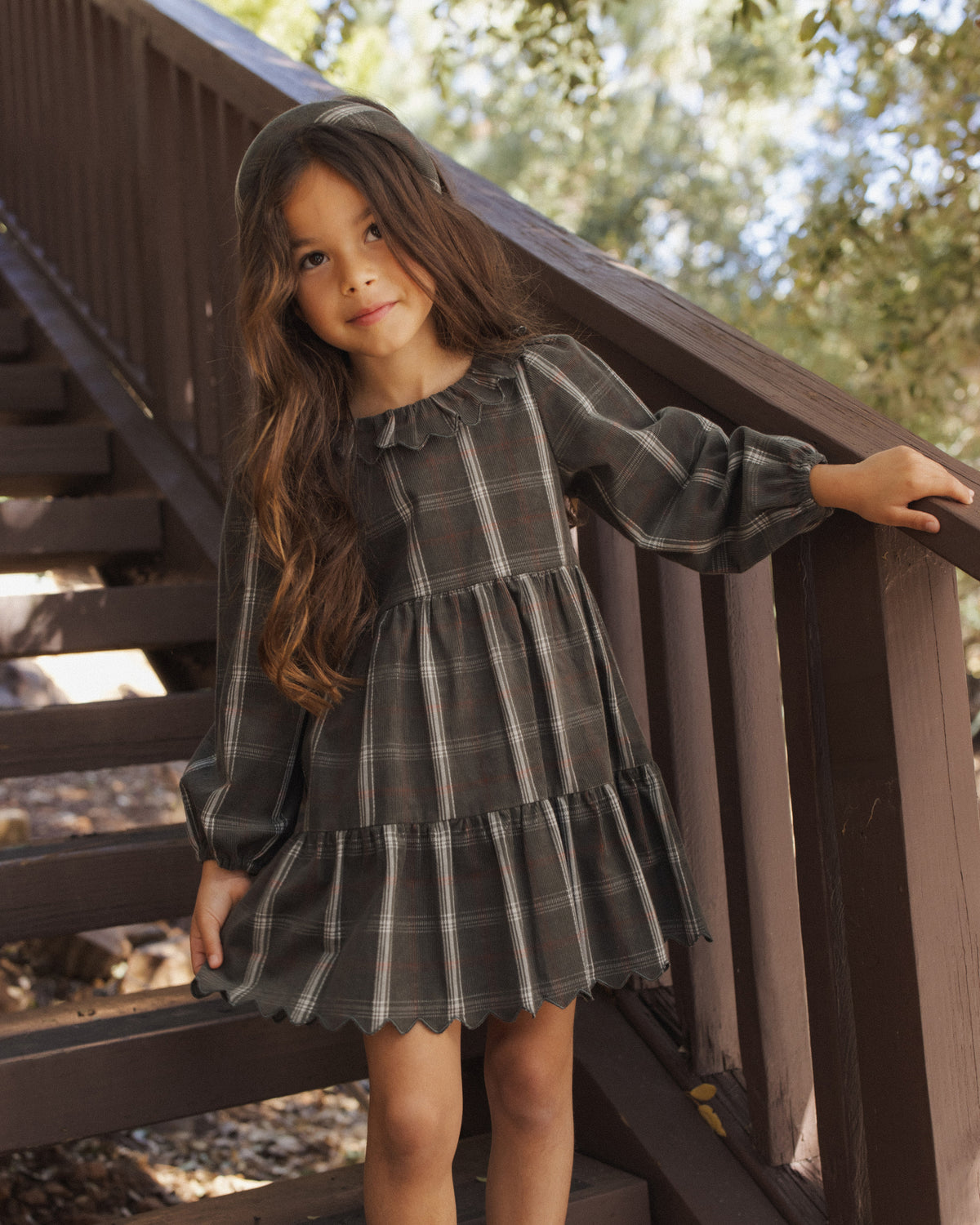 Fran Dress - Holiday Plaid Evergreen