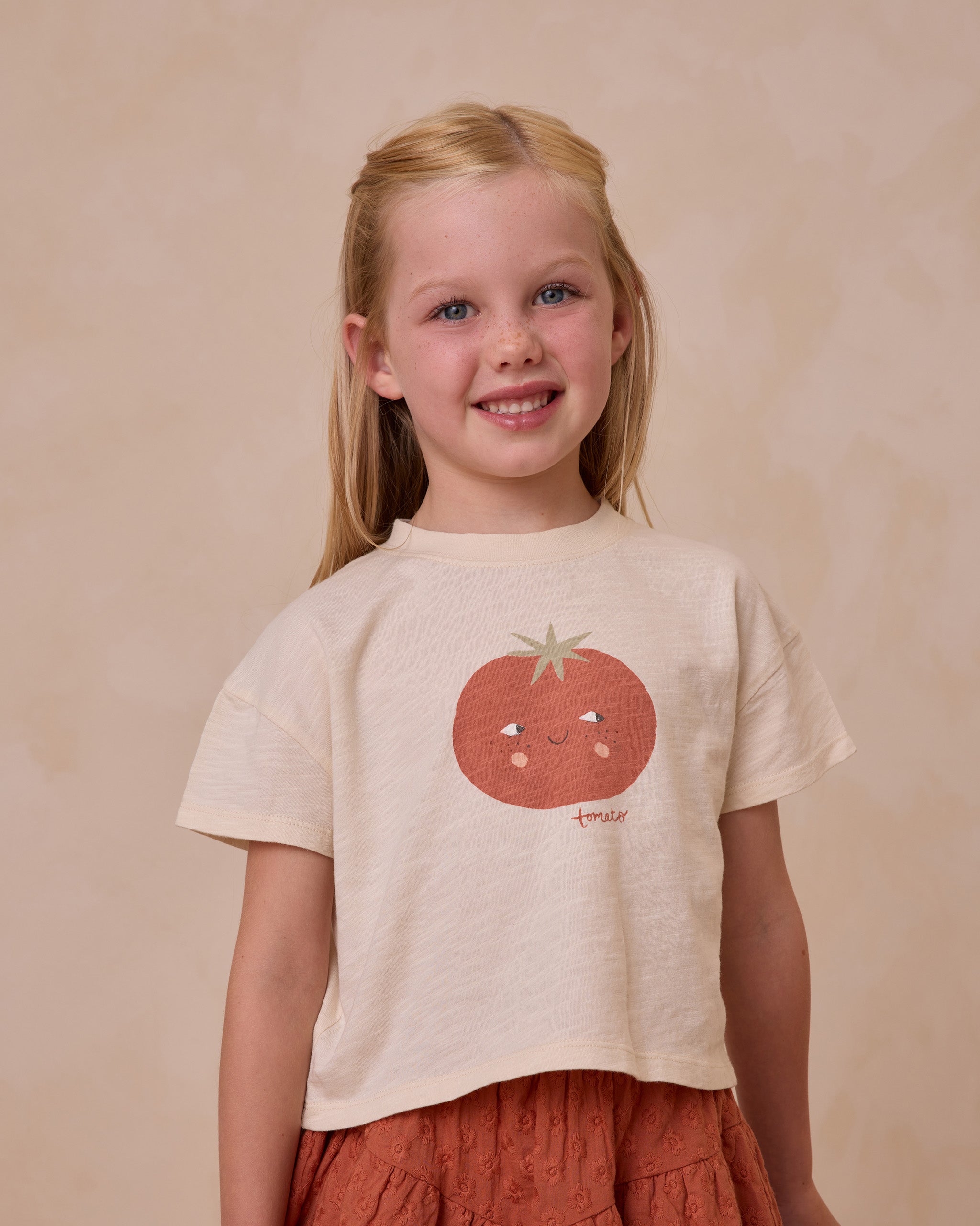 Boxy Tee || Tomato