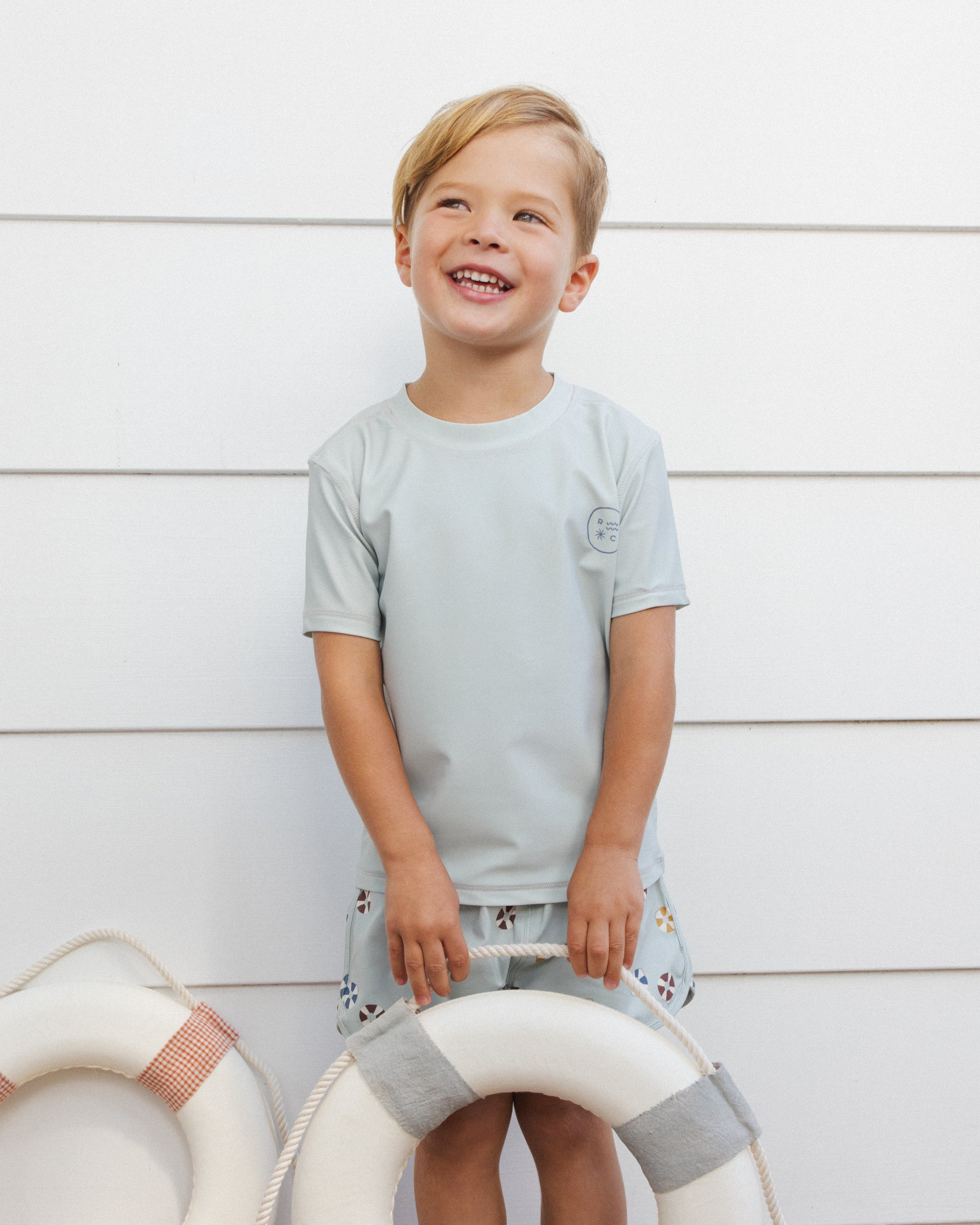 Short Sleeve Rashguard || Seafoam