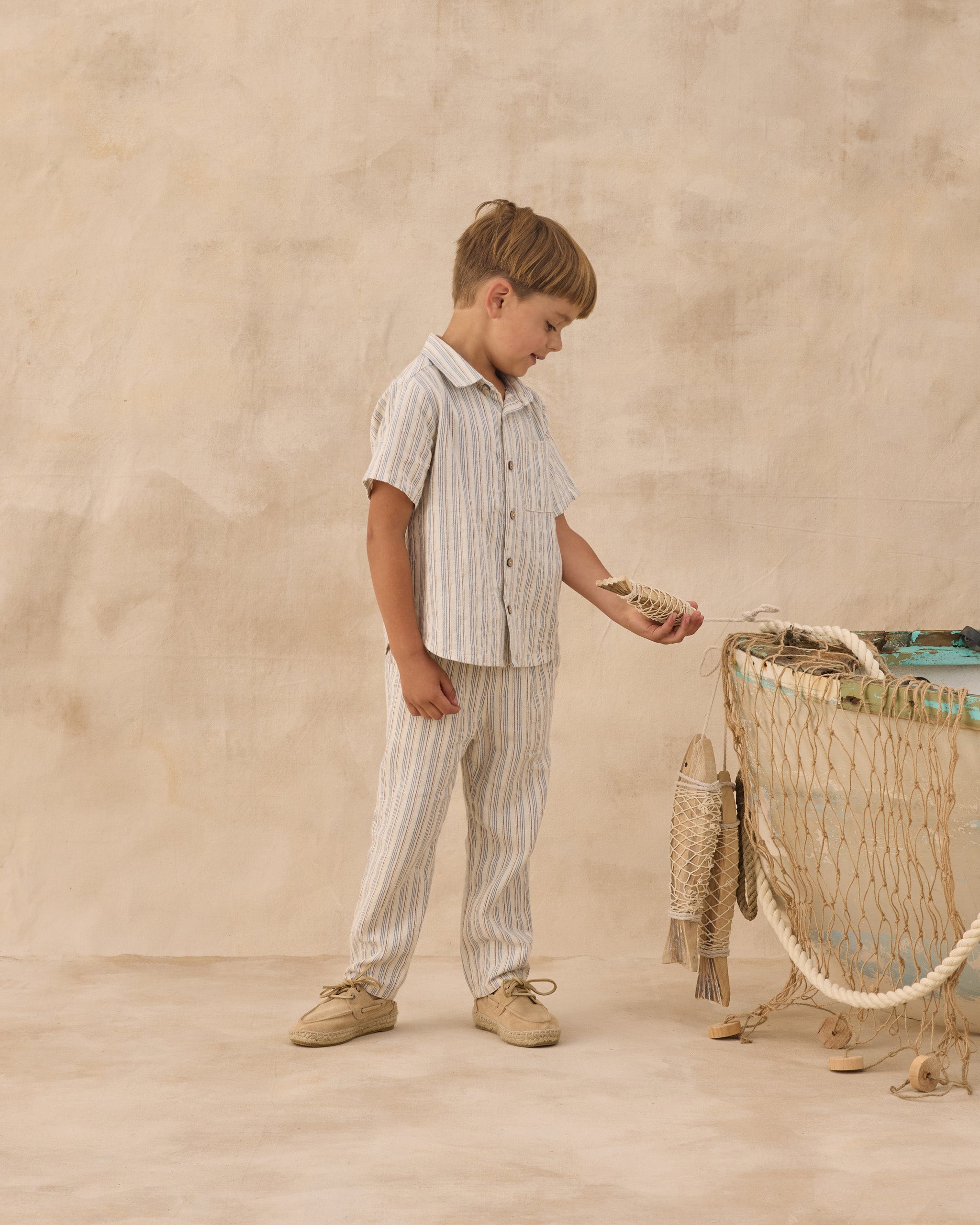 Ethan Trouser || Nautical Stripe