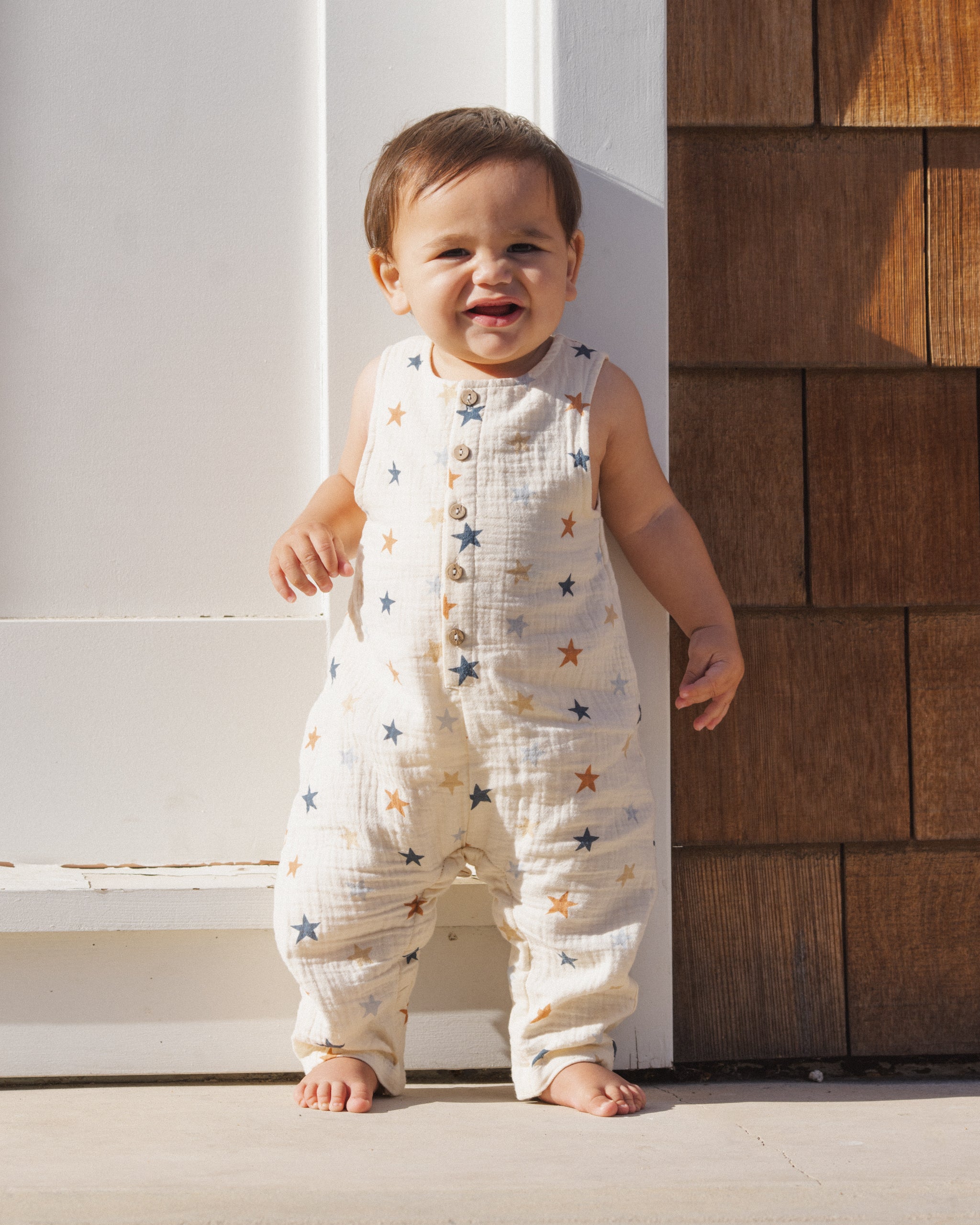 Button Jumpsuit || Stars