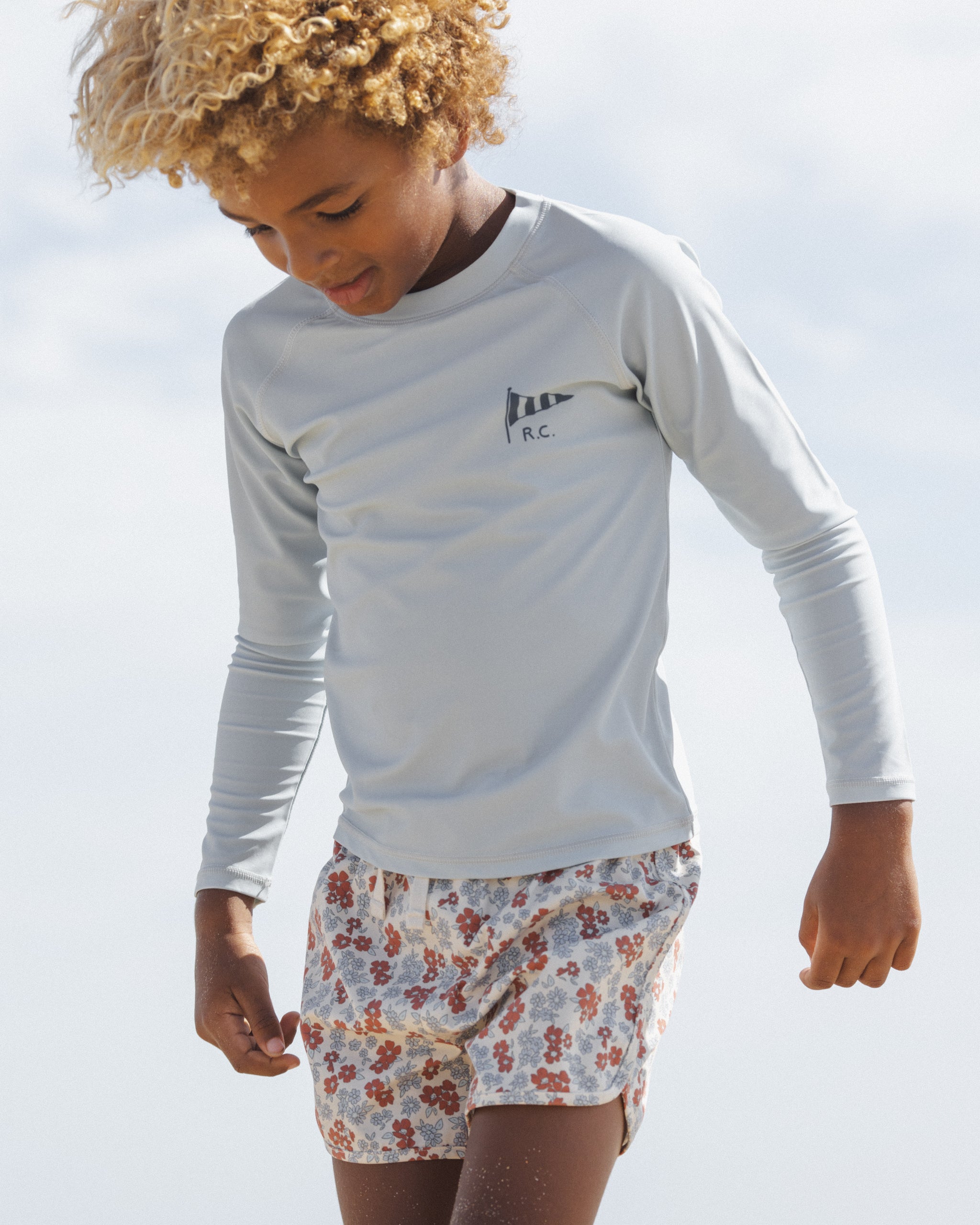 Long Sleeve Rashguard || Light Blue