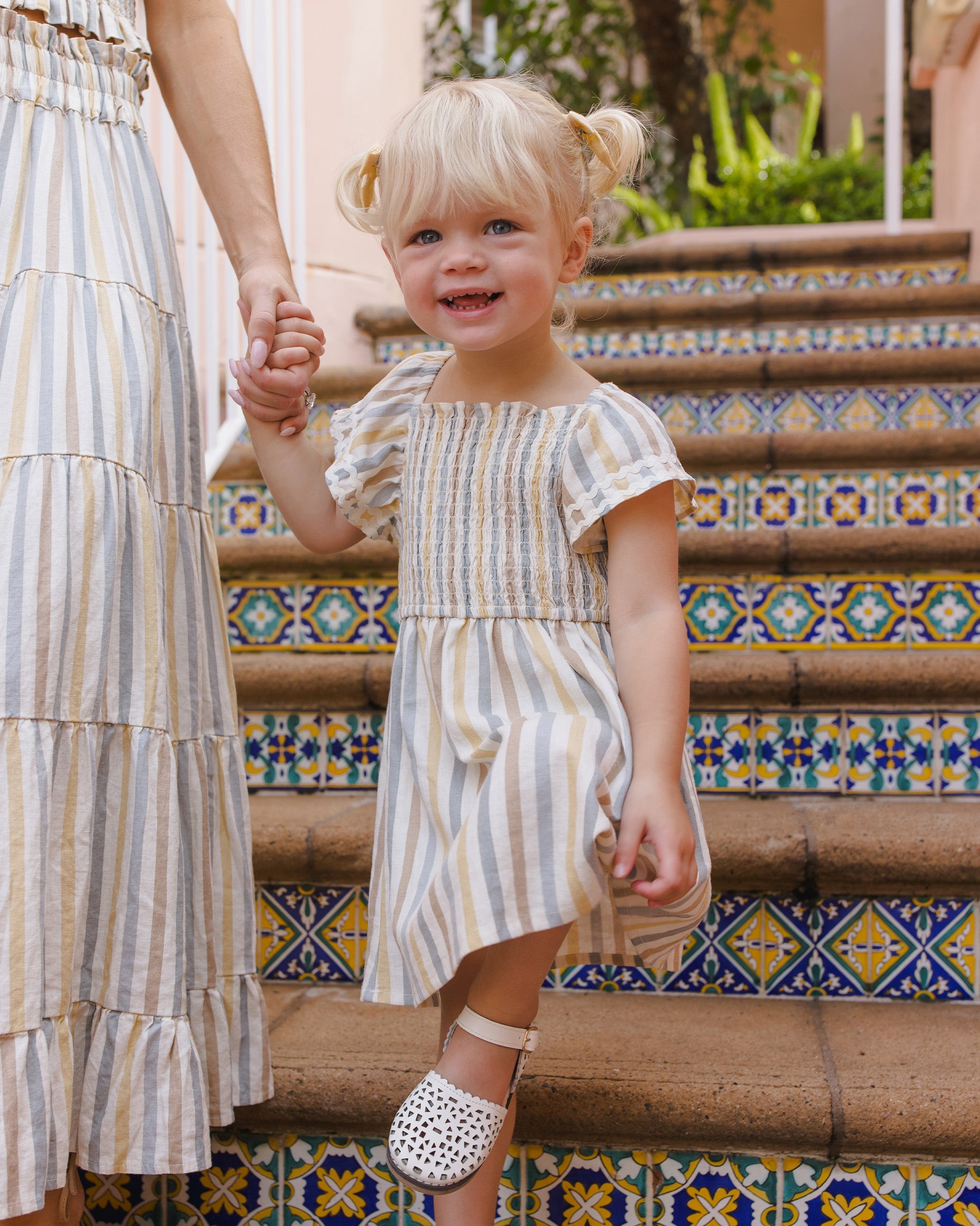 Lindsay Dress || Valencia Stripe