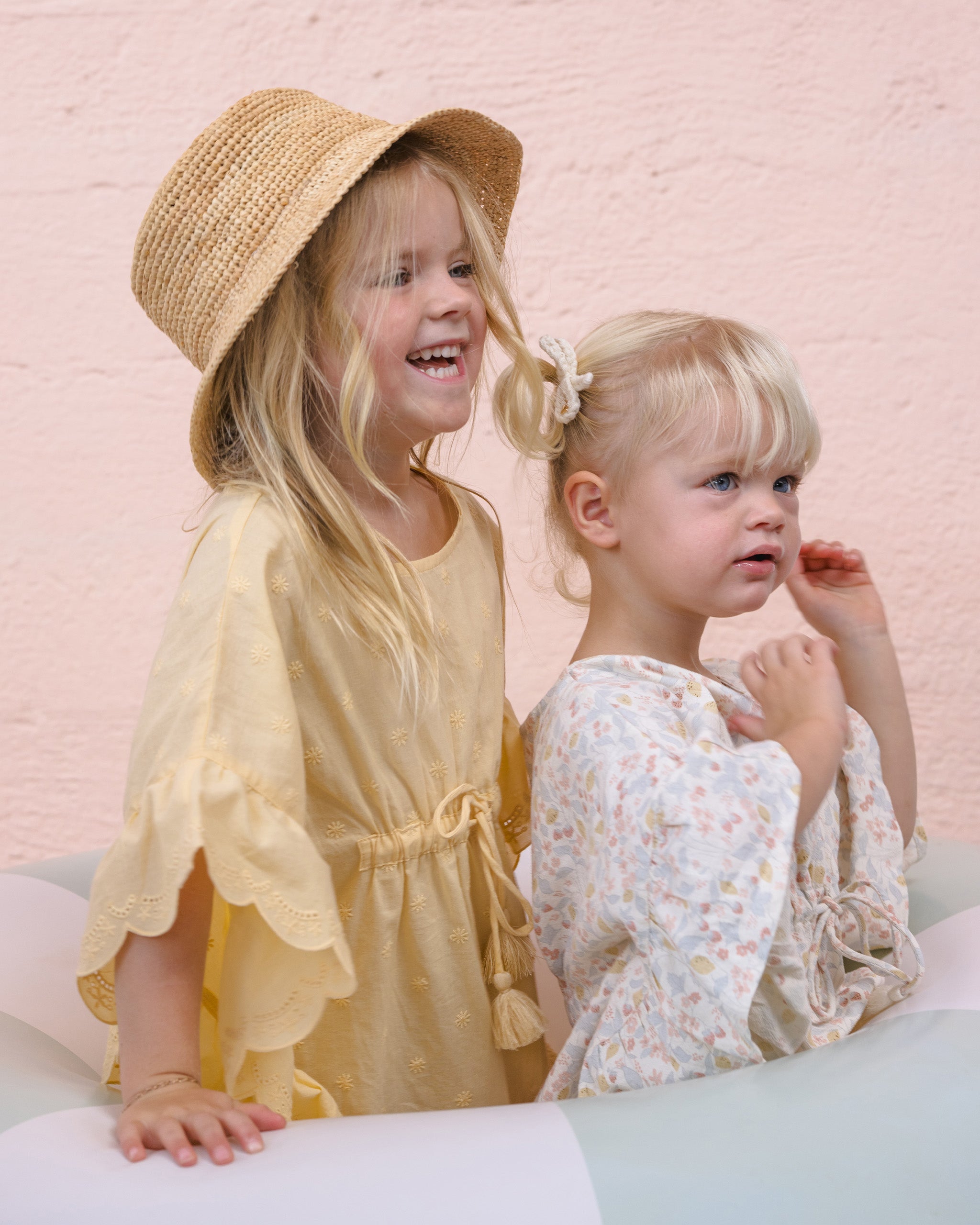 Kaftan Cover Up Summer Garden - Ivory