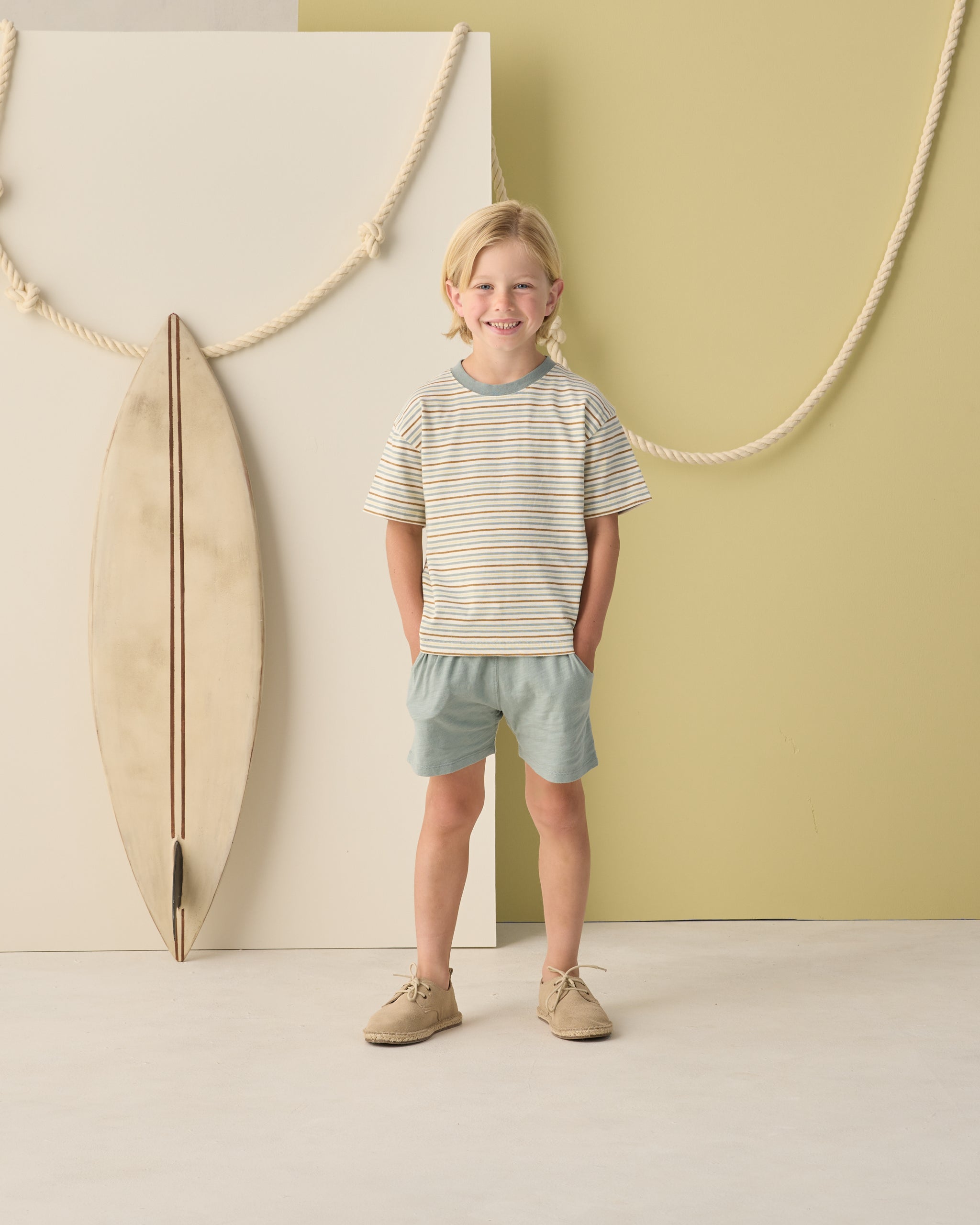 Relaxed Tee || Vintage Stripe
