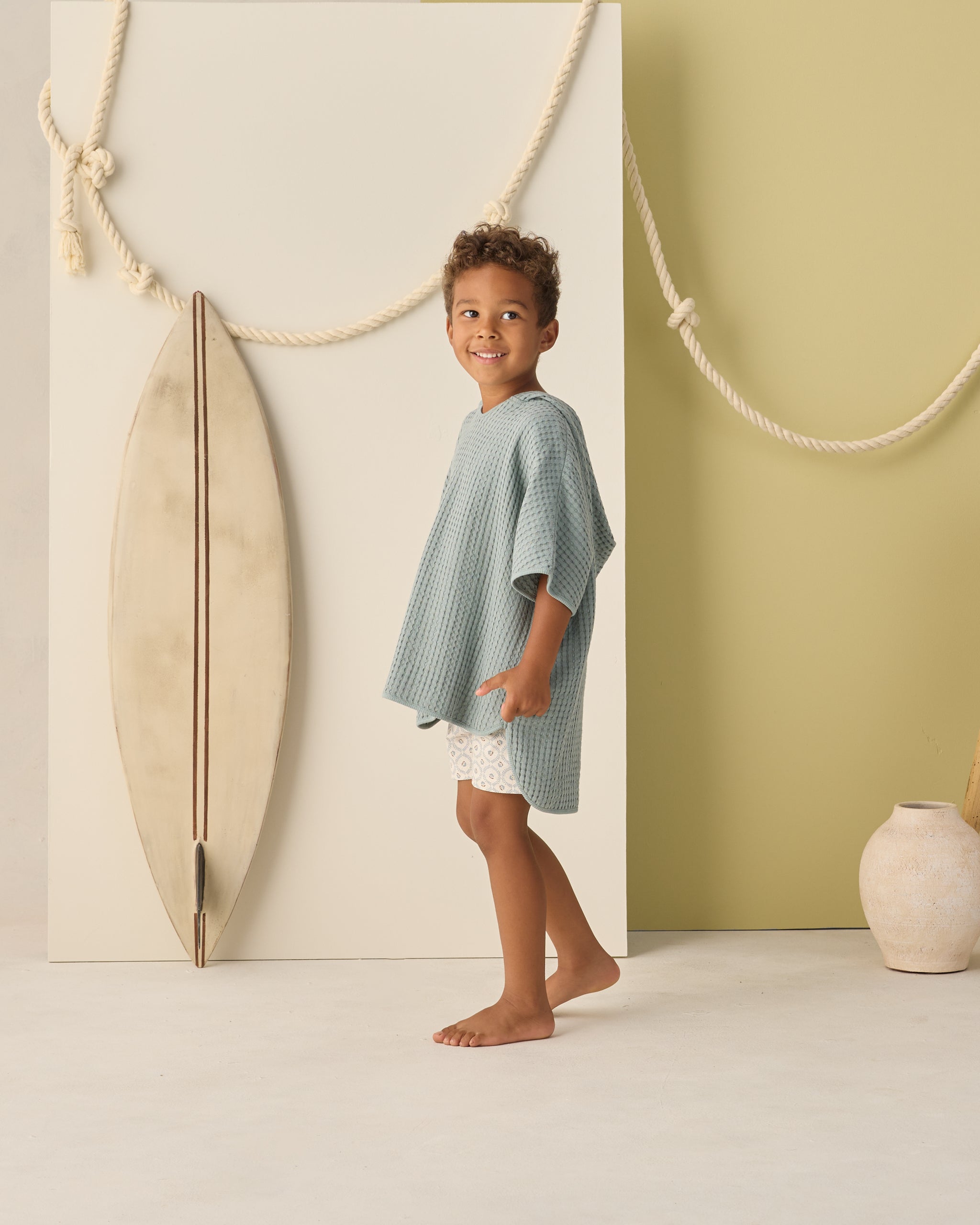 Beach Poncho || Sea Green