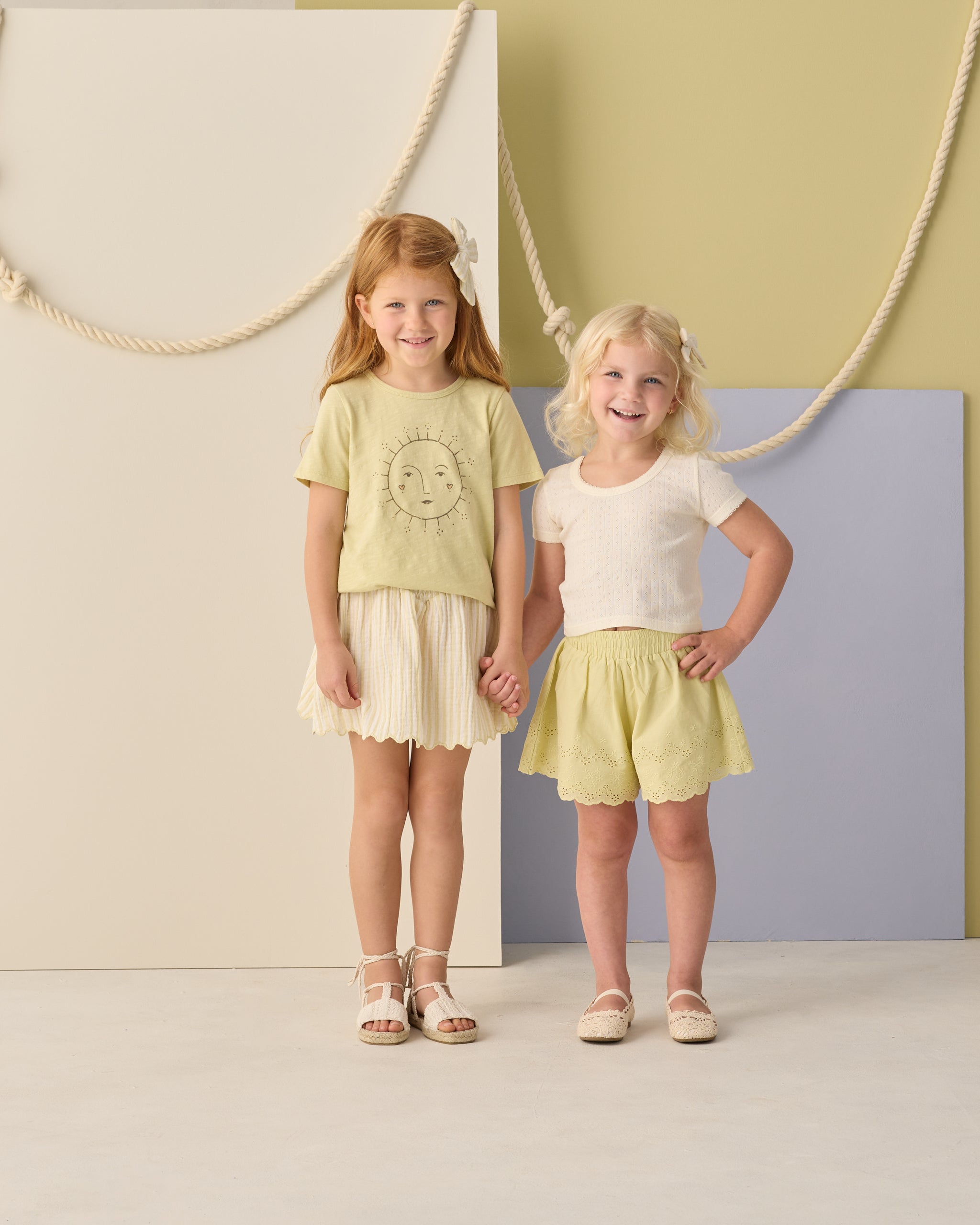 Pointelle Tee || Ivory