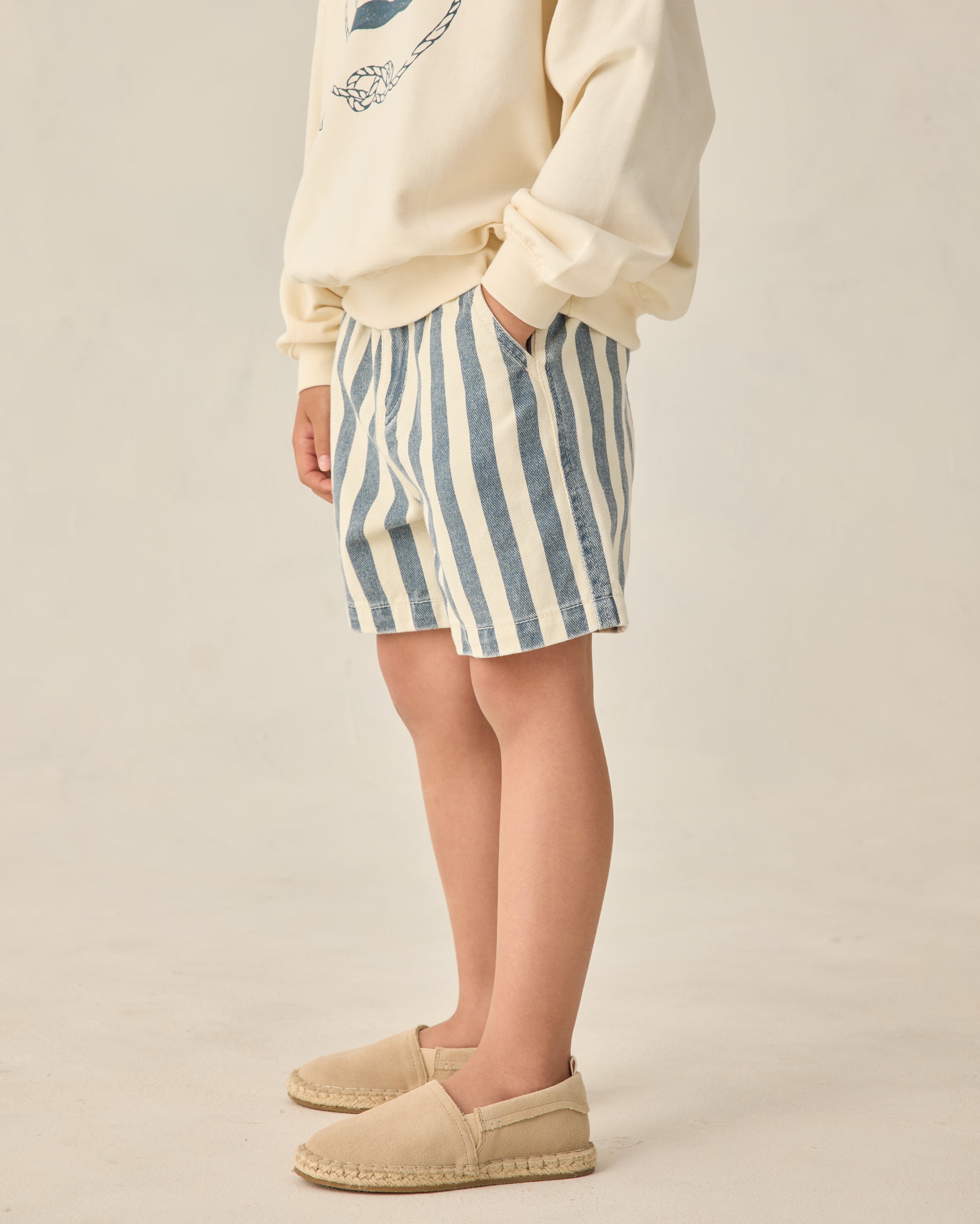 Dawson Short || Navy Stripe