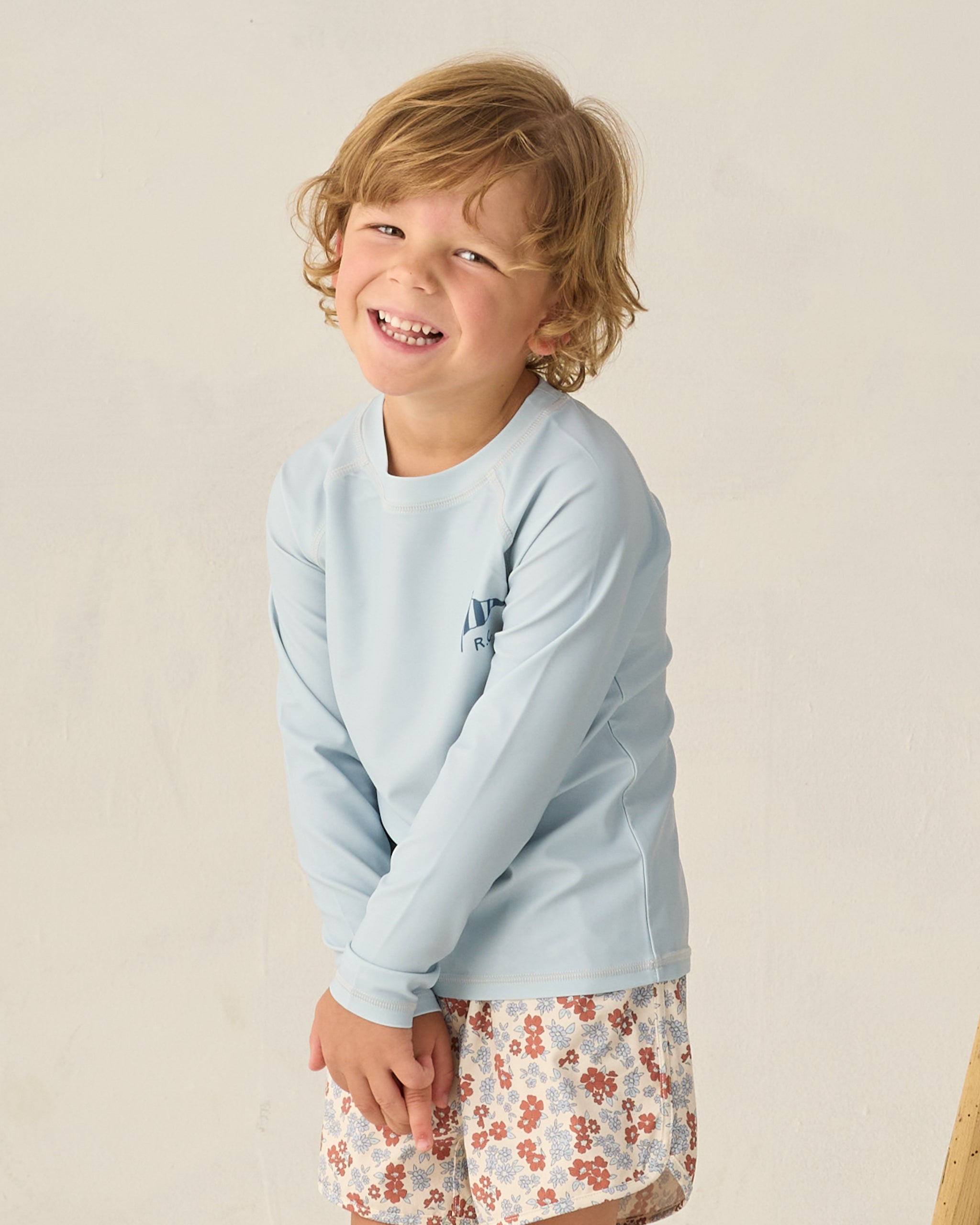 Long Sleeve Rashguard || Light Blue