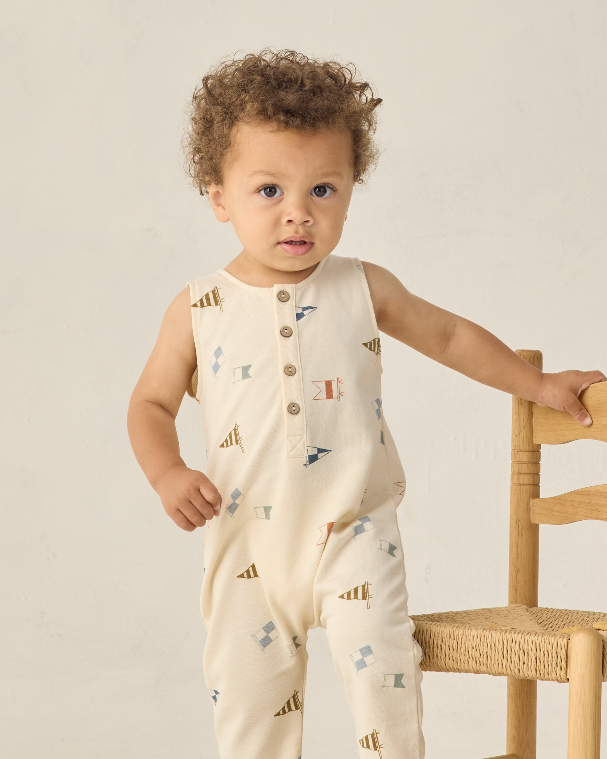 Terry Jumpsuit || Flags