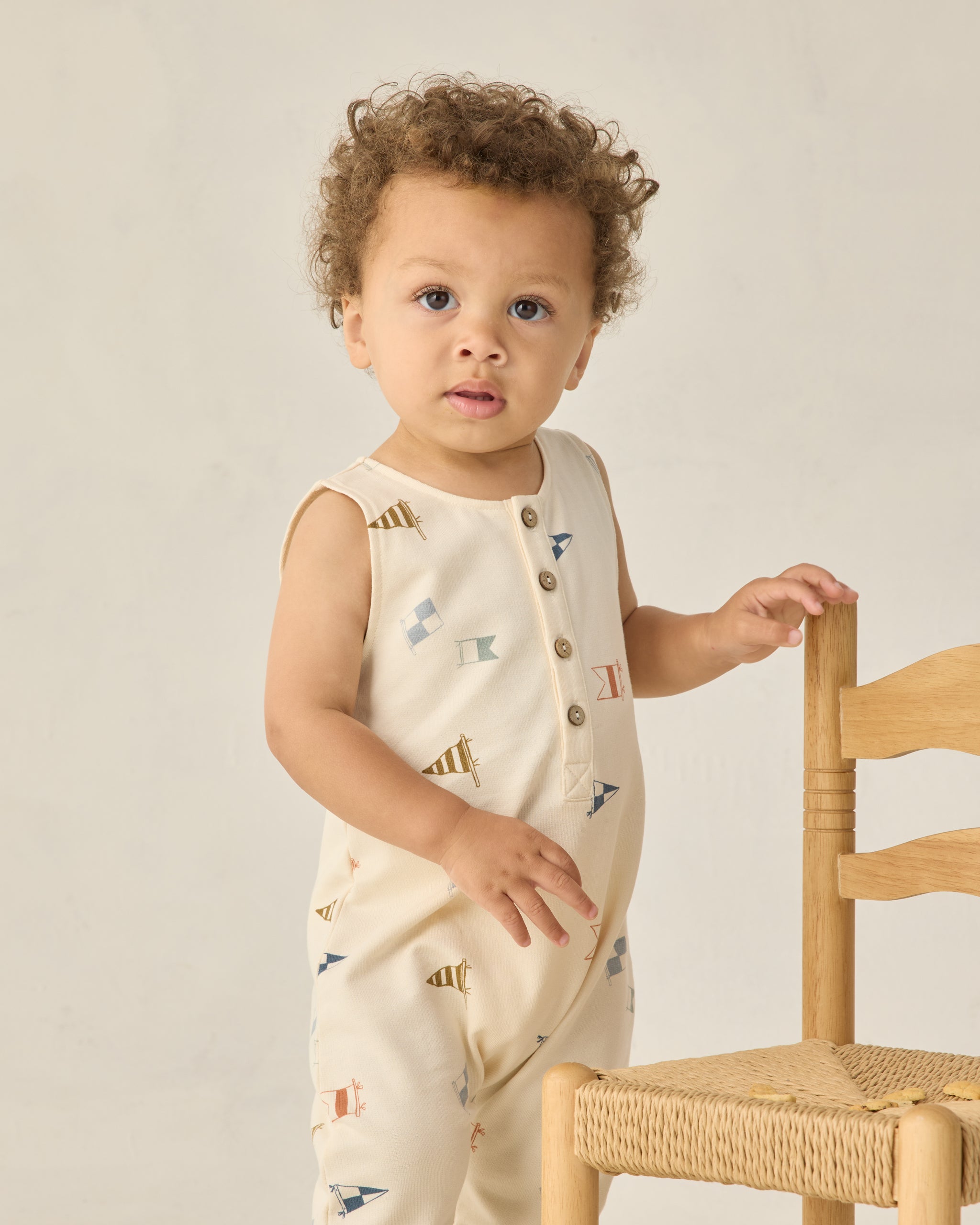 Terry Jumpsuit || Flags