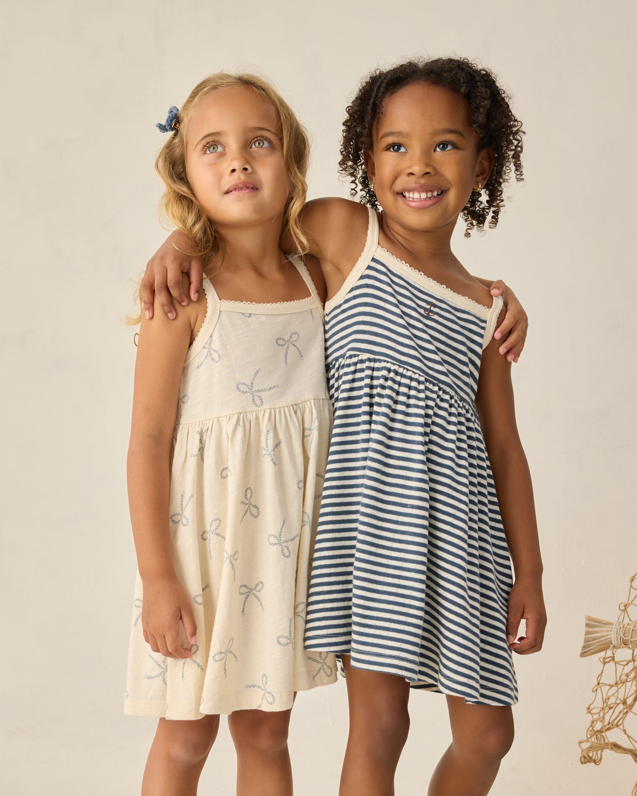 Lea Dress || Navy Stripe