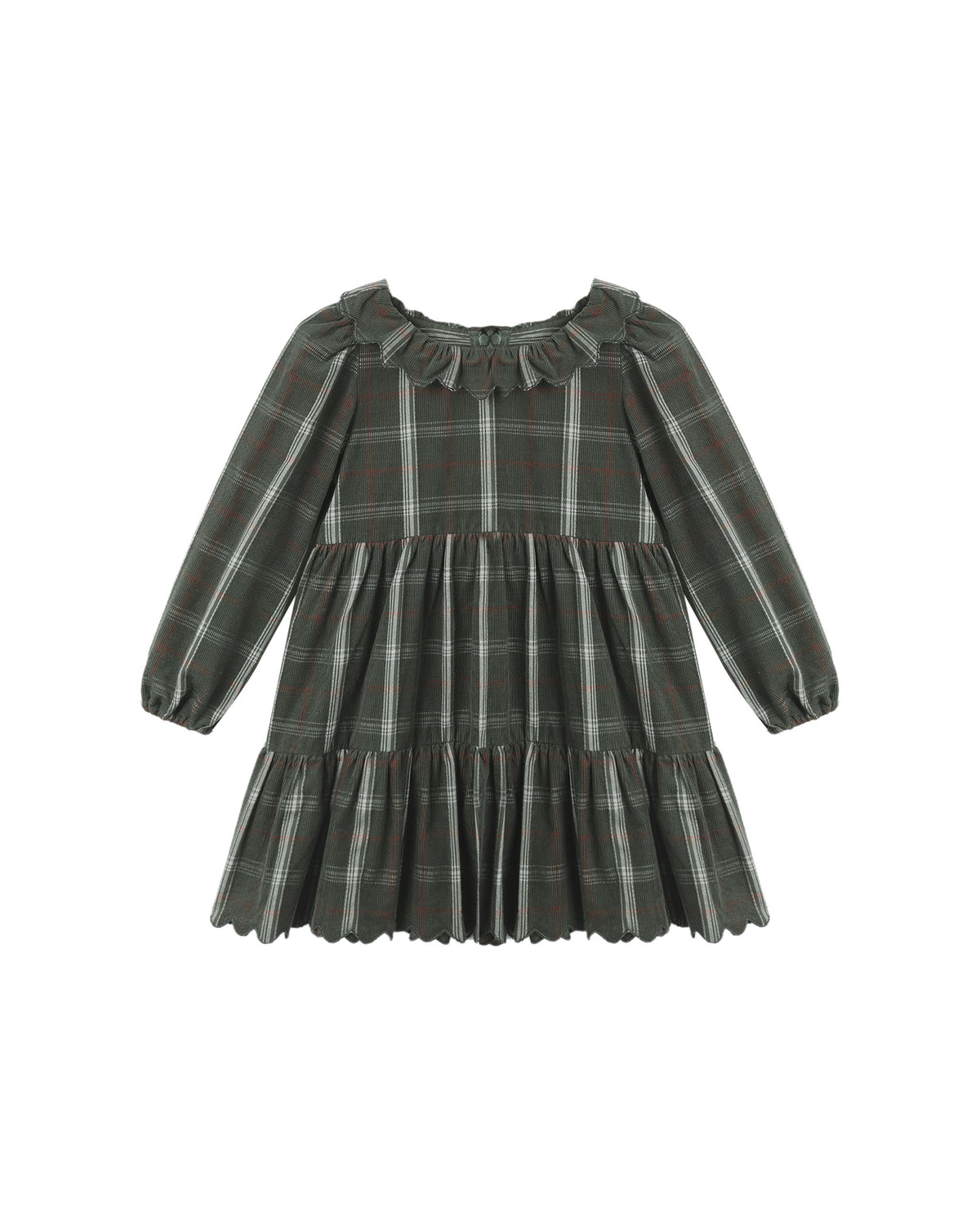 Fran Dress - Holiday Plaid Evergreen