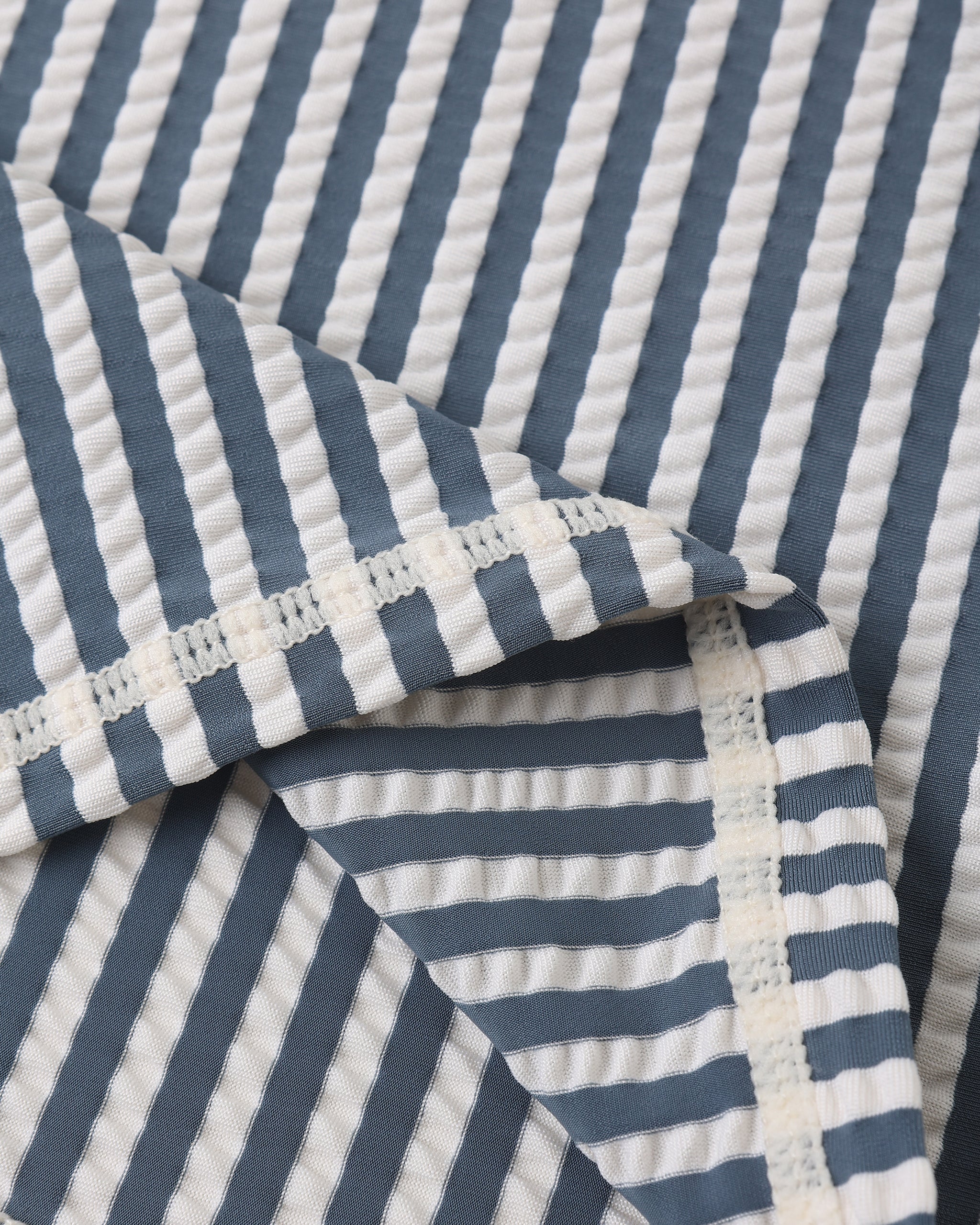 Boys Rashguard Set || Navy Stripe
