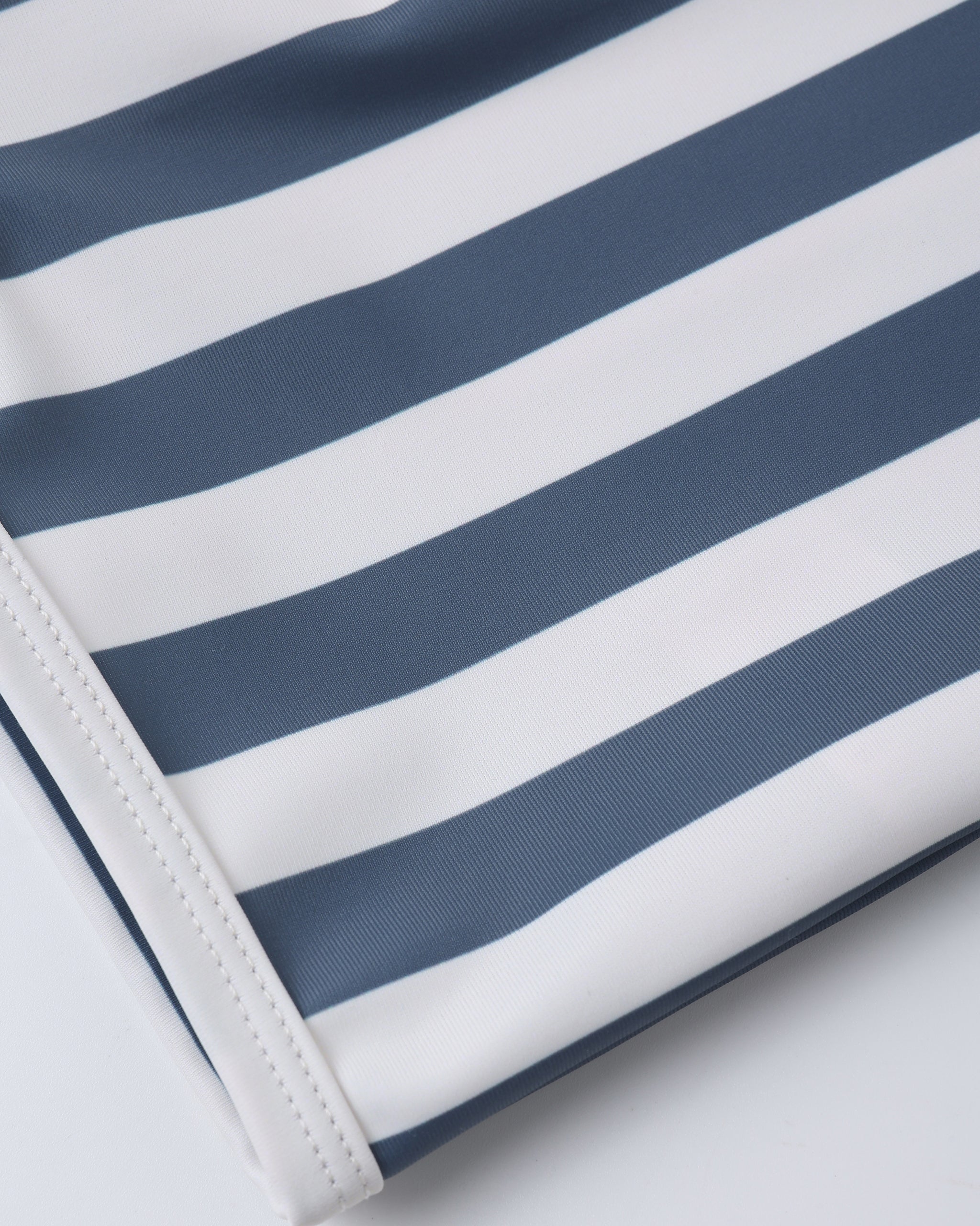 Shorty One-Piece || Navy Stripe
