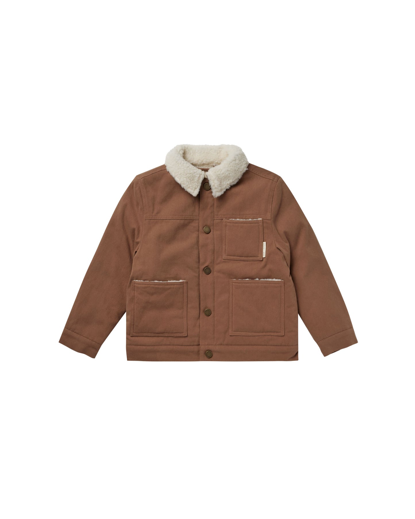 SHEARLING CHORE COAT || CEDAR