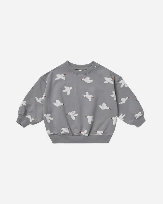 RELAXED SWEATSHIRT || BIRDS