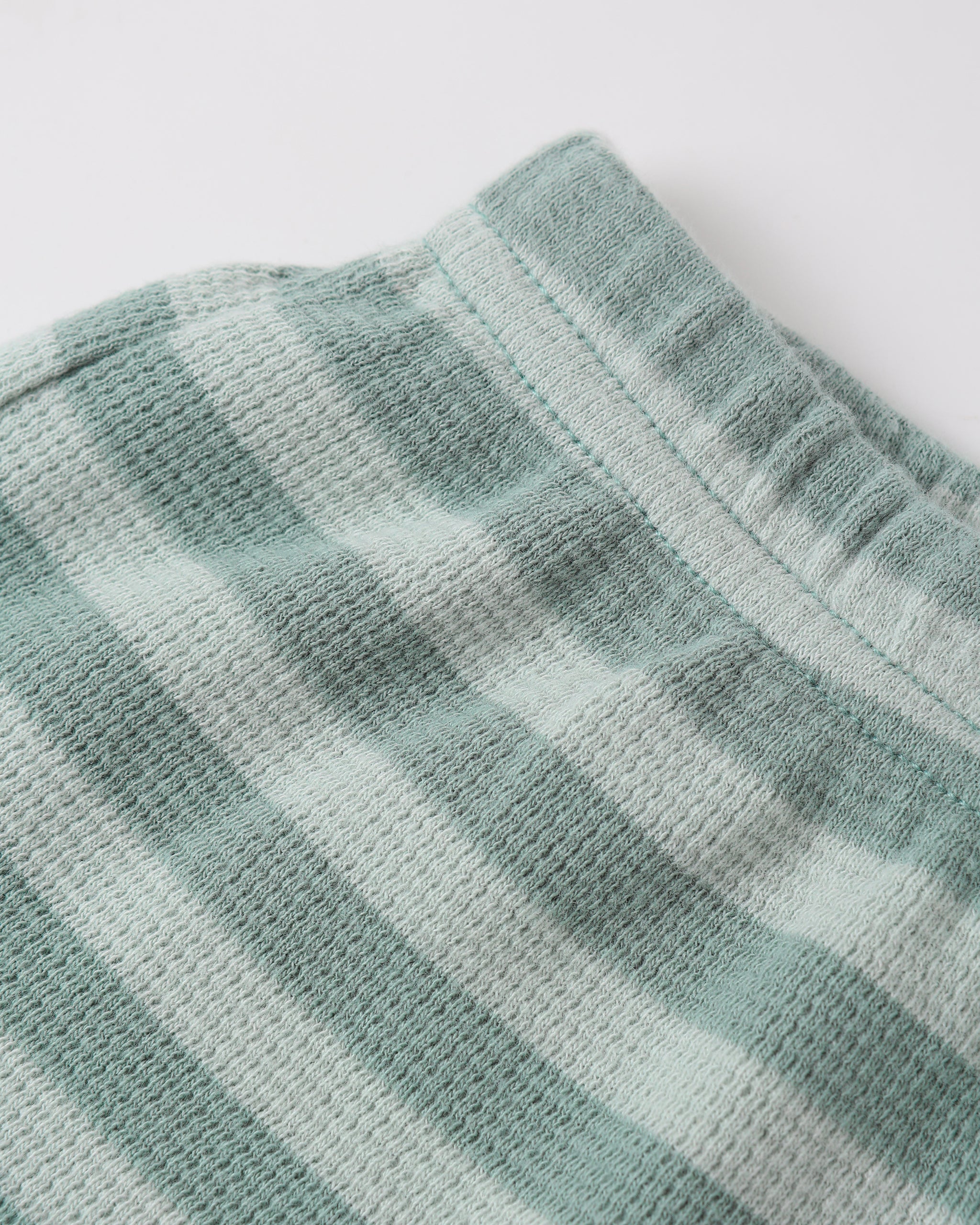 Summer Waffle Set || Sea Green Stripe
