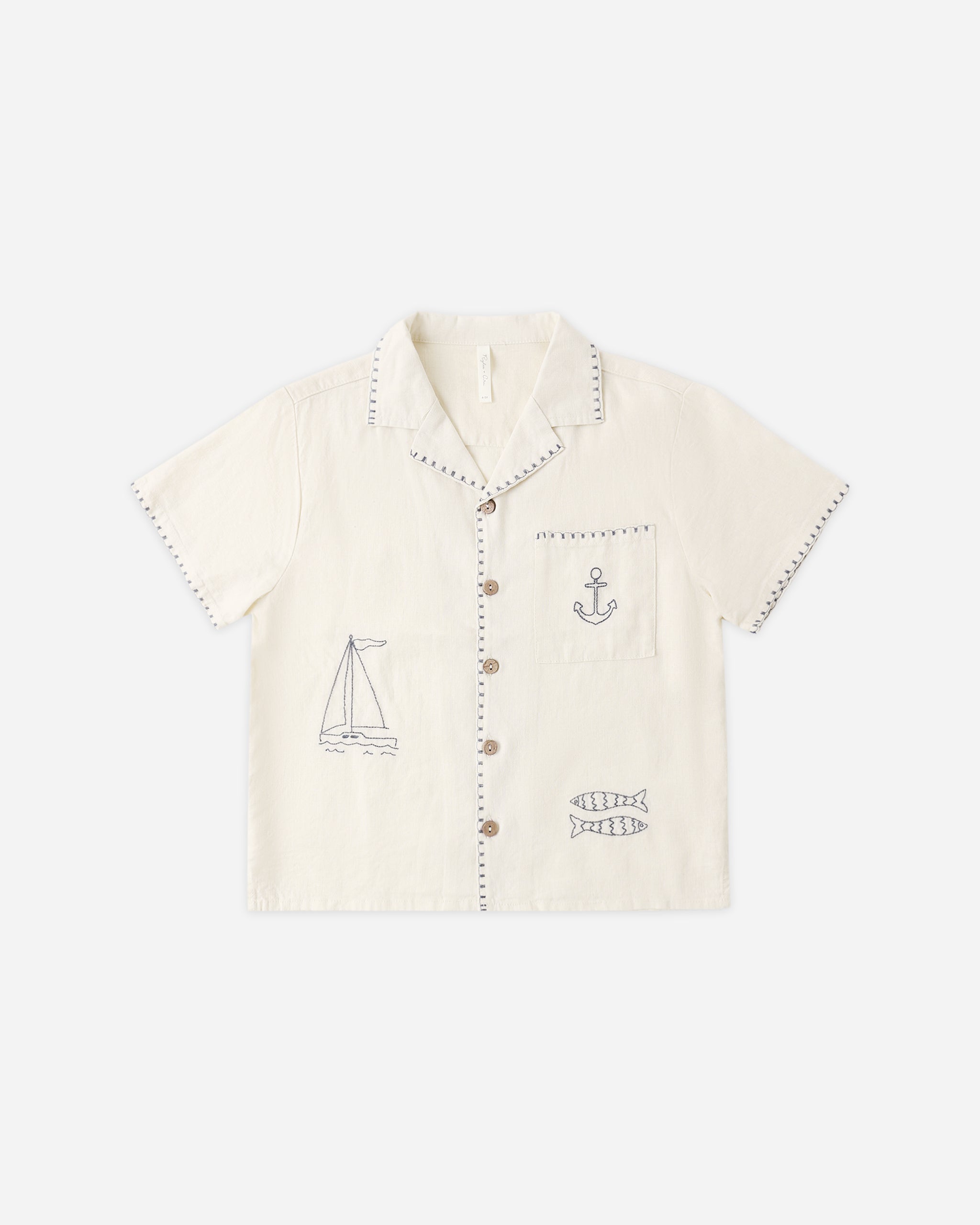 Lapel Collar Shirt || Sailor
